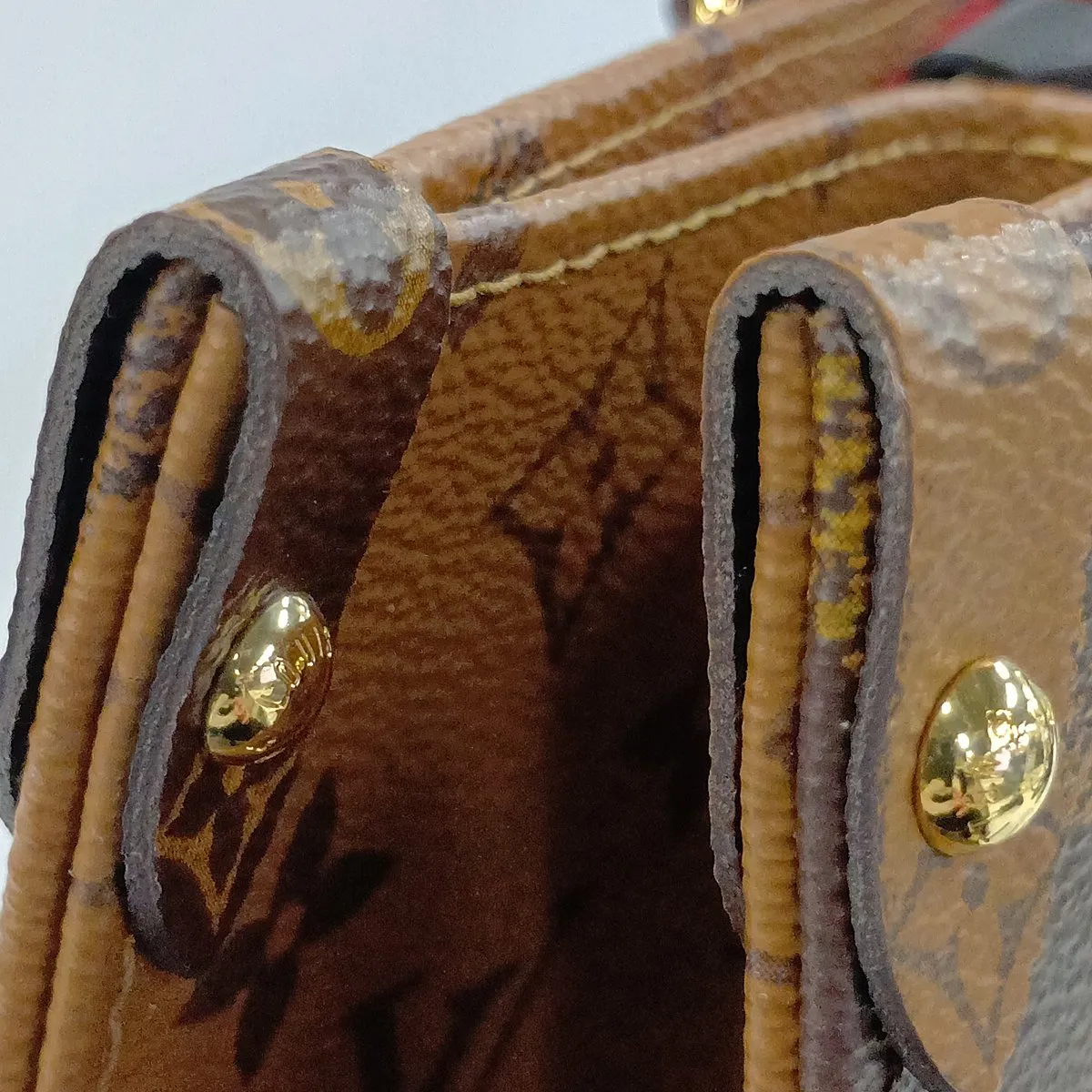 Giant Monogram Reverse OnTheGo MM M45321 Brown (RFID detected) — view 14