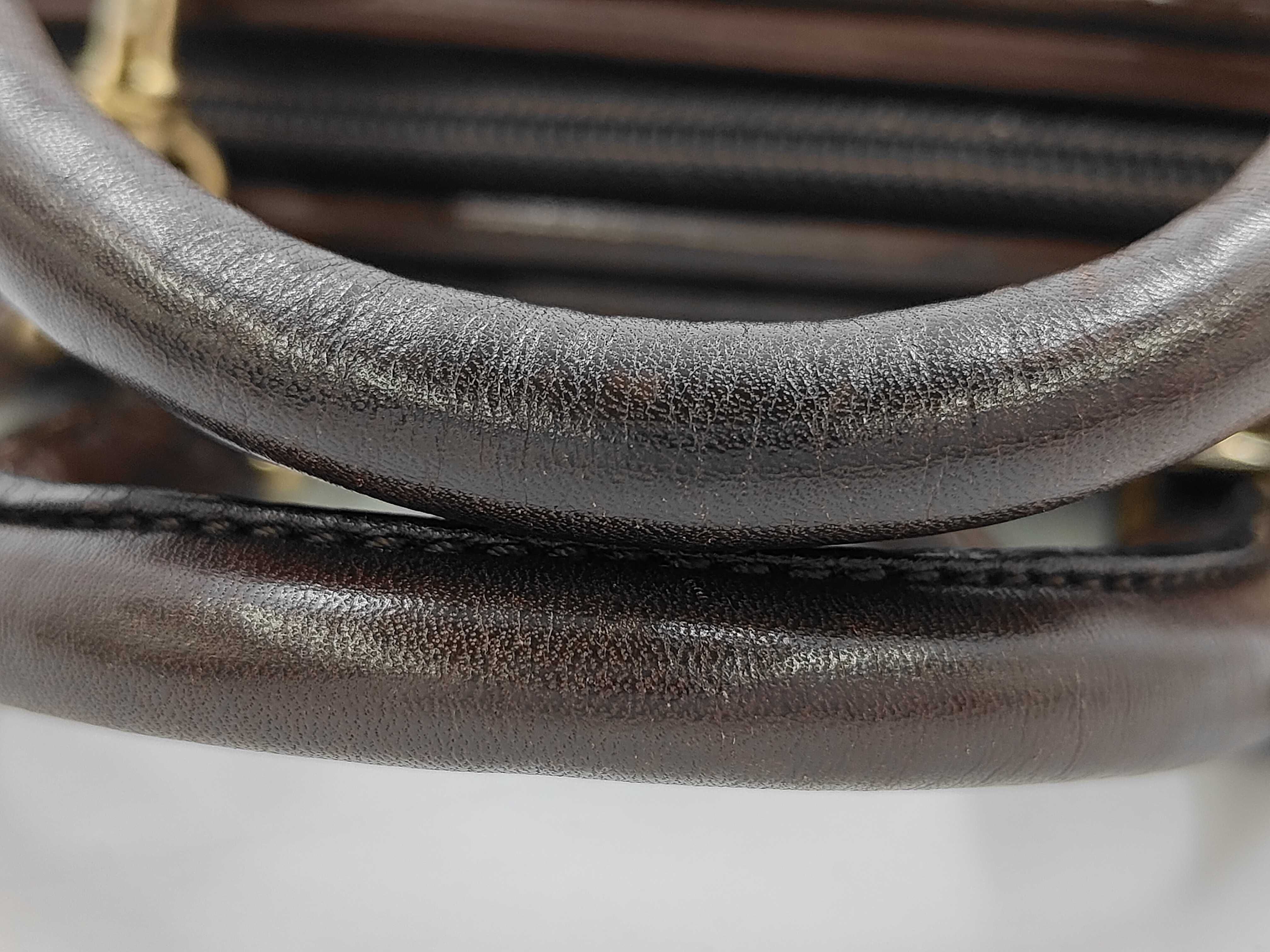 Leather Mini 2-Way Brown Handbag — view 4