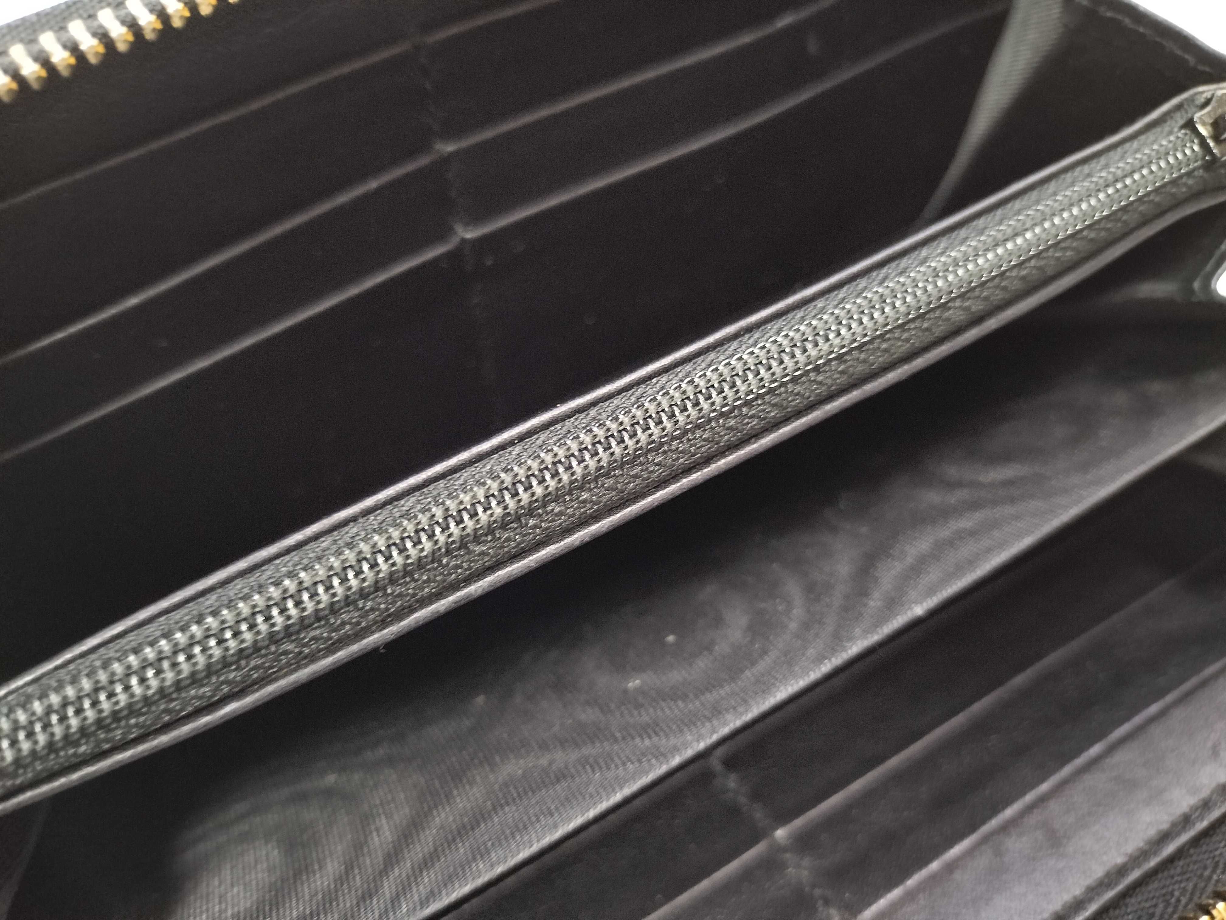 Micro GG Enamel Round Zipper Long Wallet — view 7