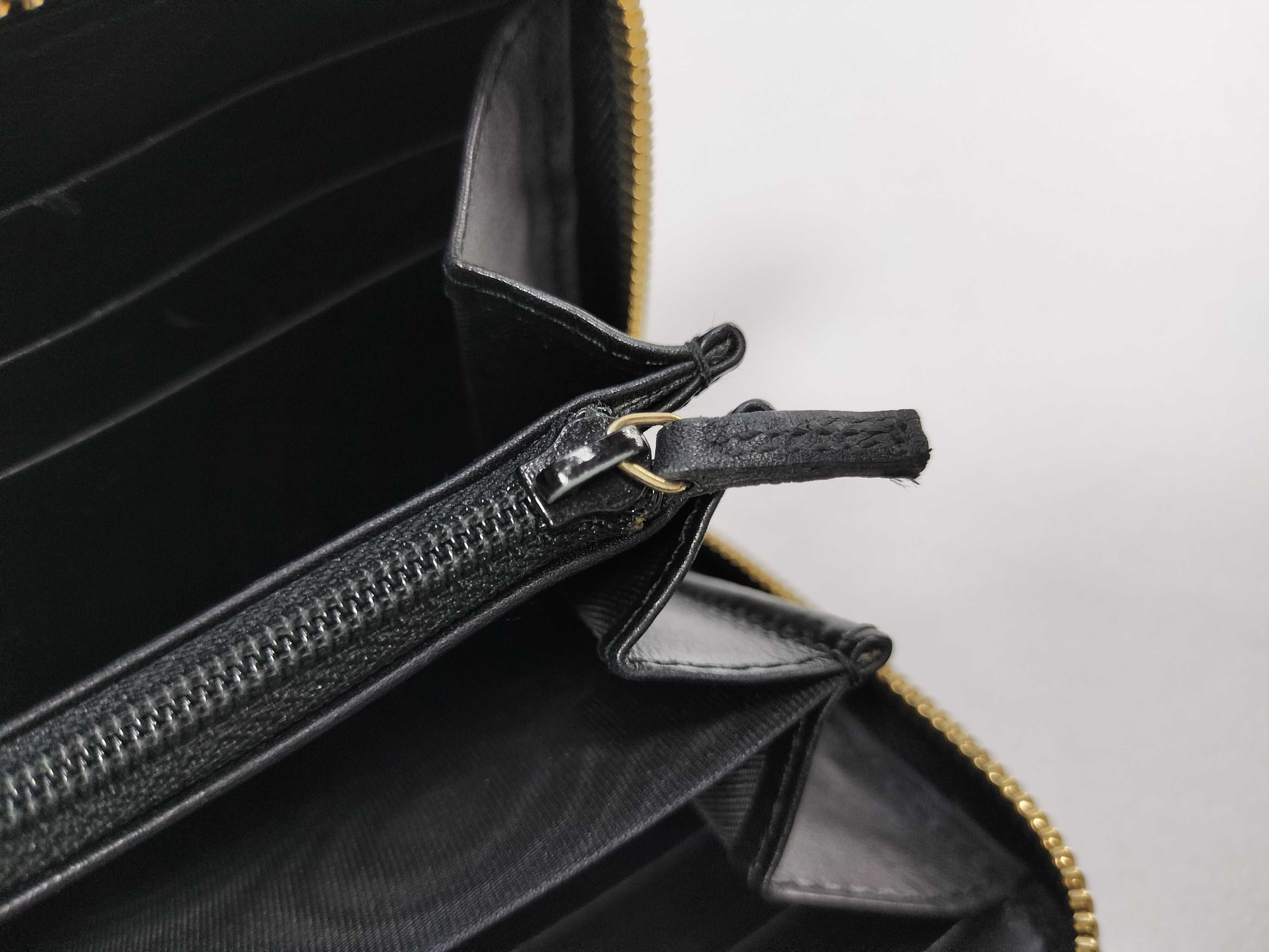 Micro GG Enamel Round Zipper Long Wallet — view 8