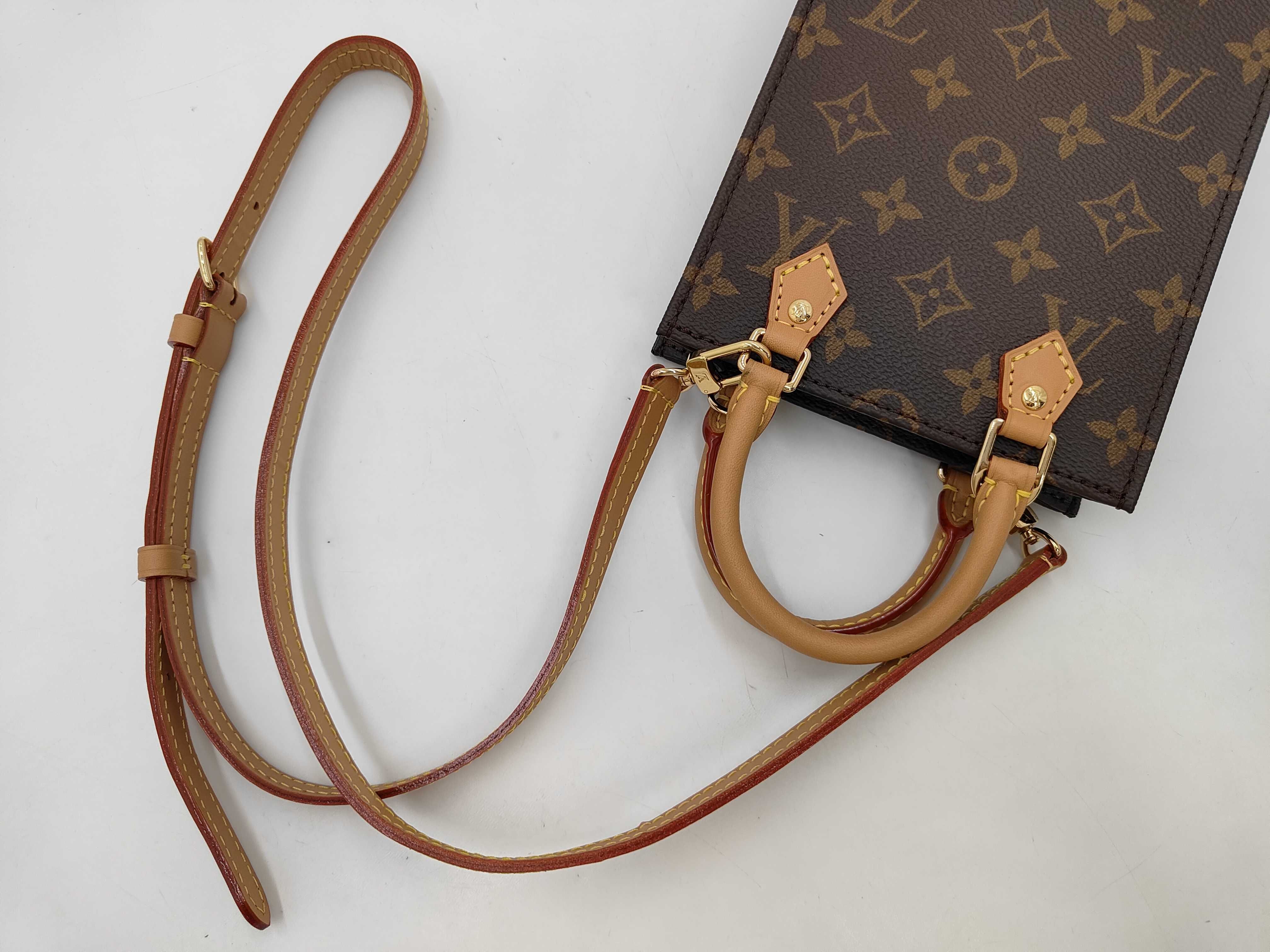 Monogram Petite Sac Plat Shoulder Bag — view 5