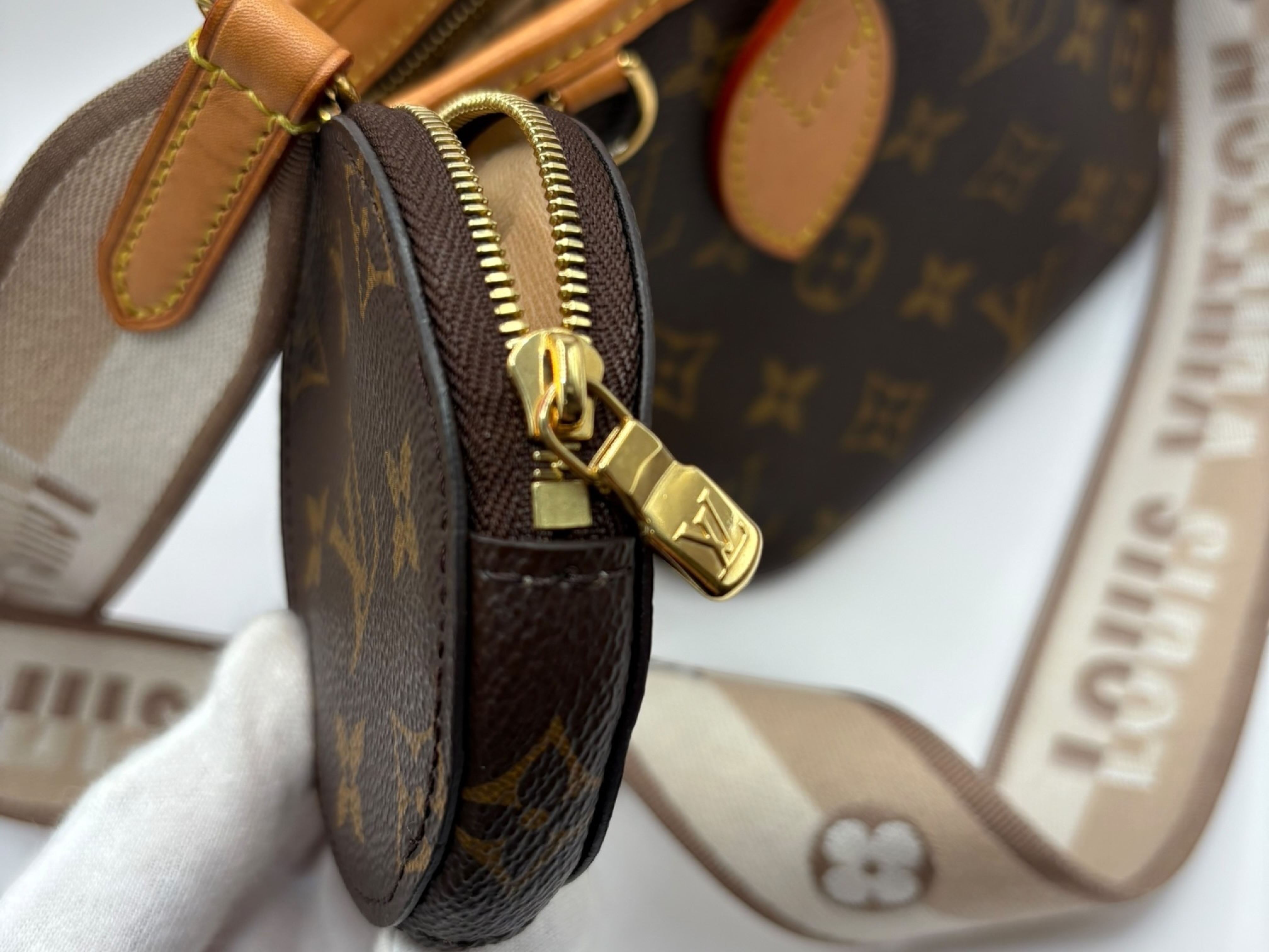 Monogram Neverfull BB M46705 Brown Shoulder Bag (RFID detected) — view 12