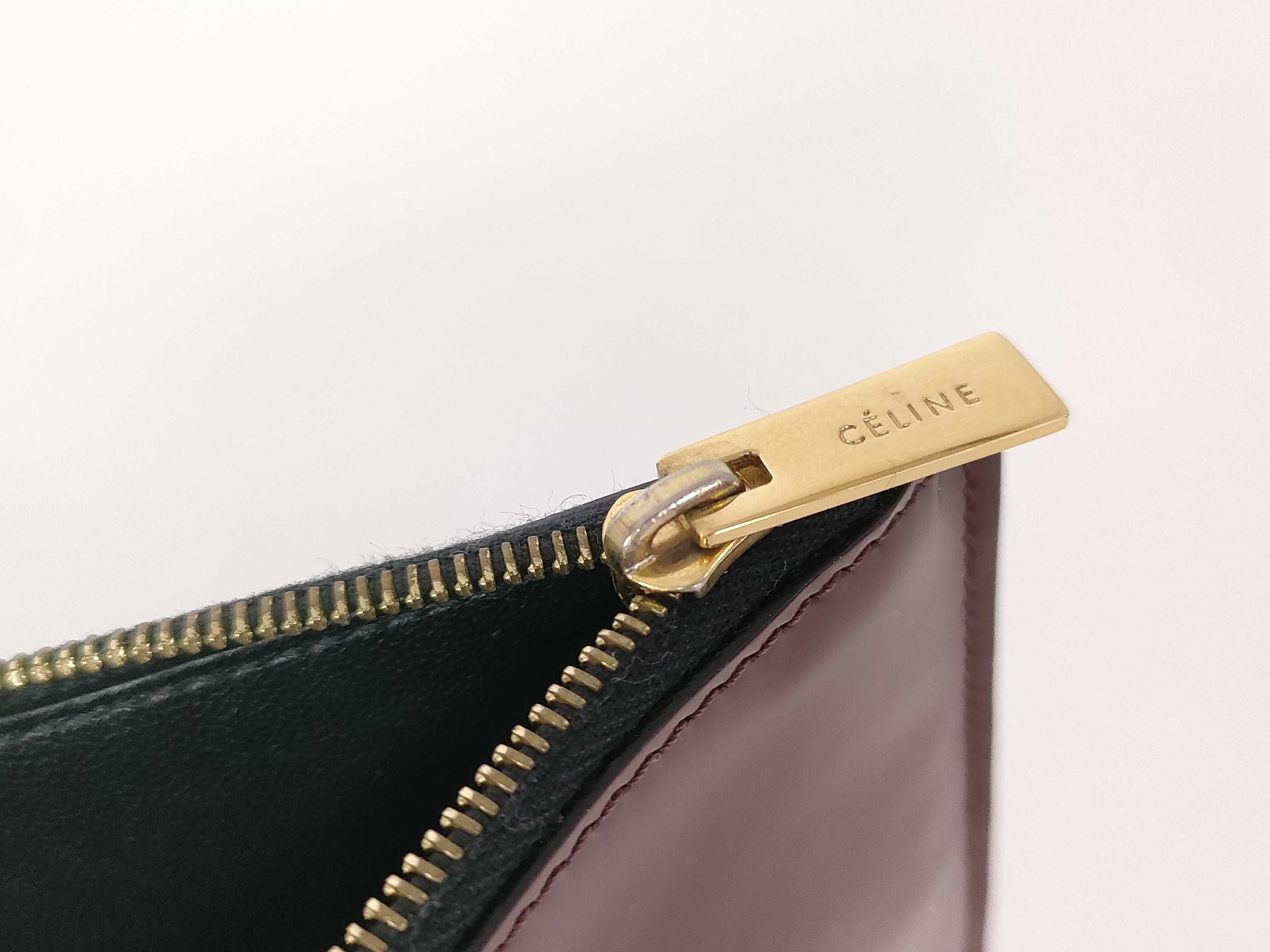 Phoebe Philo Leather Mini Zipper Clutch Bag — view 8
