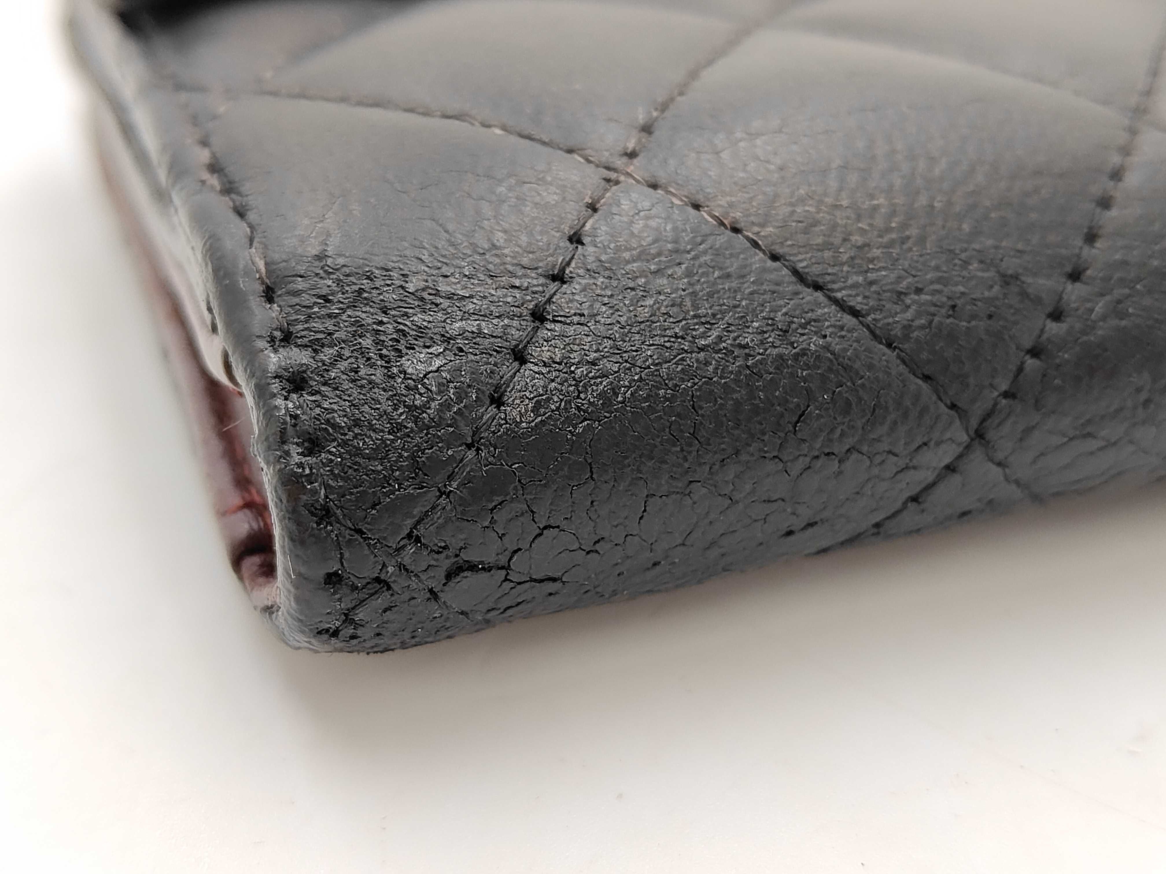 Coco Mark Matelassé Lambskin Folding Wallet (with seal) — view 7