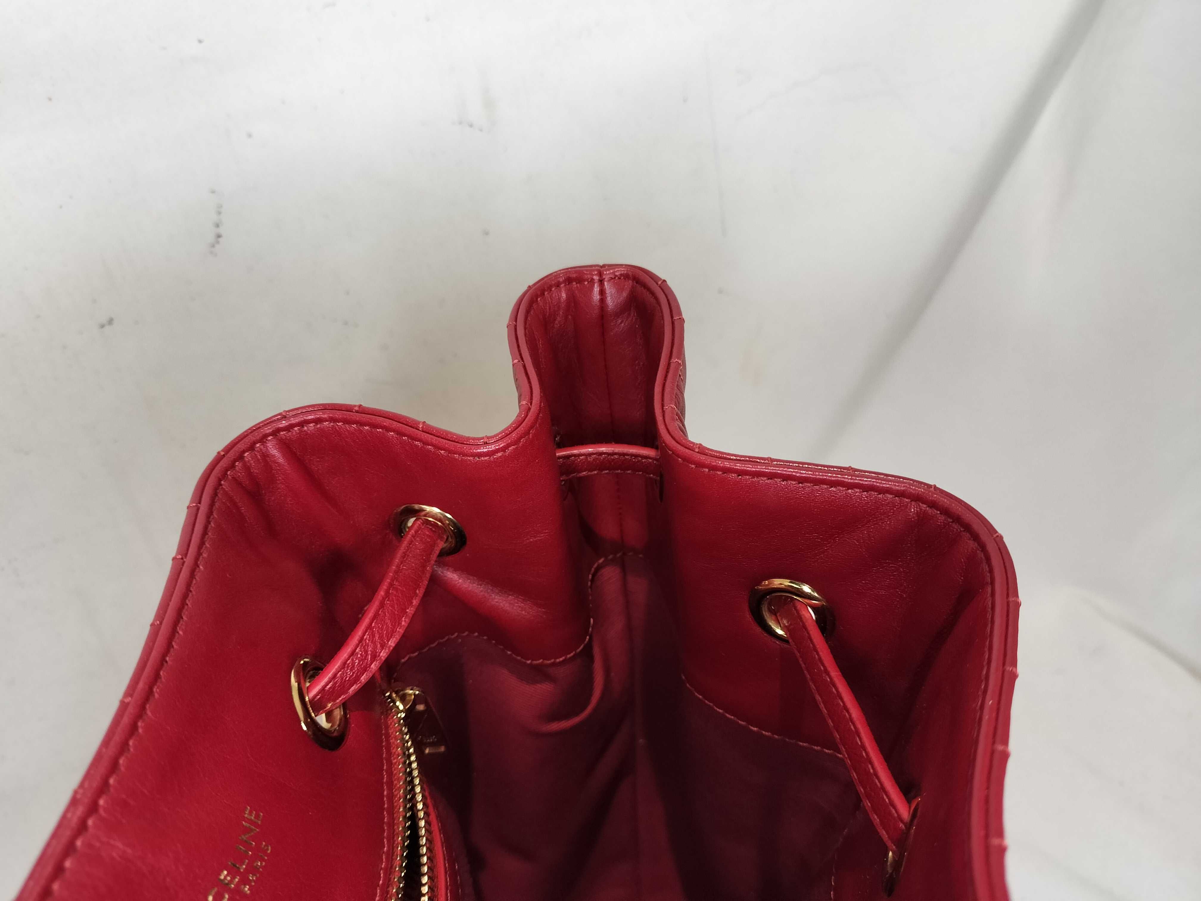 C Charm Leather Backpack Rucksack — view 11