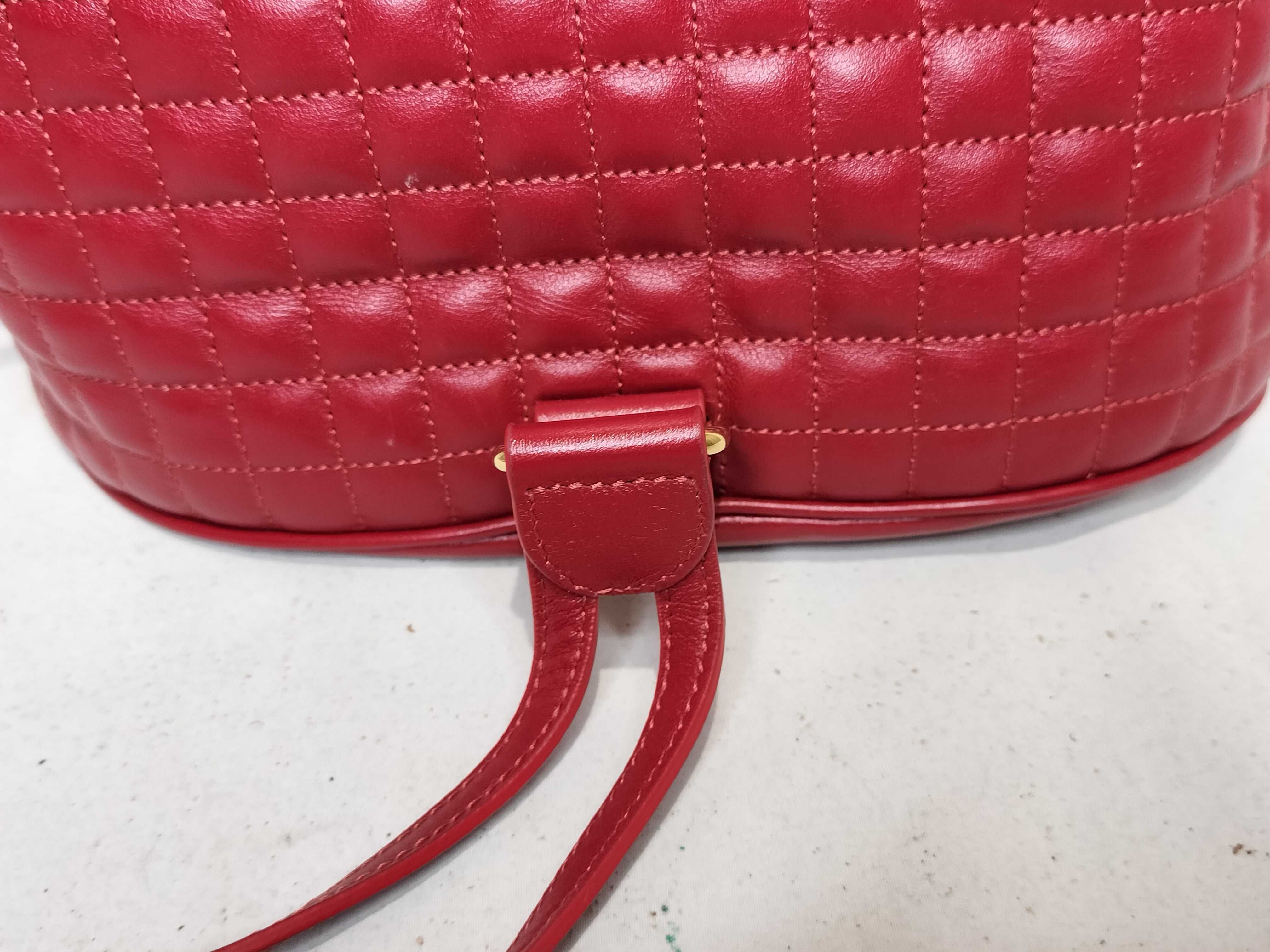 C Charm Leather Backpack Rucksack — view 4