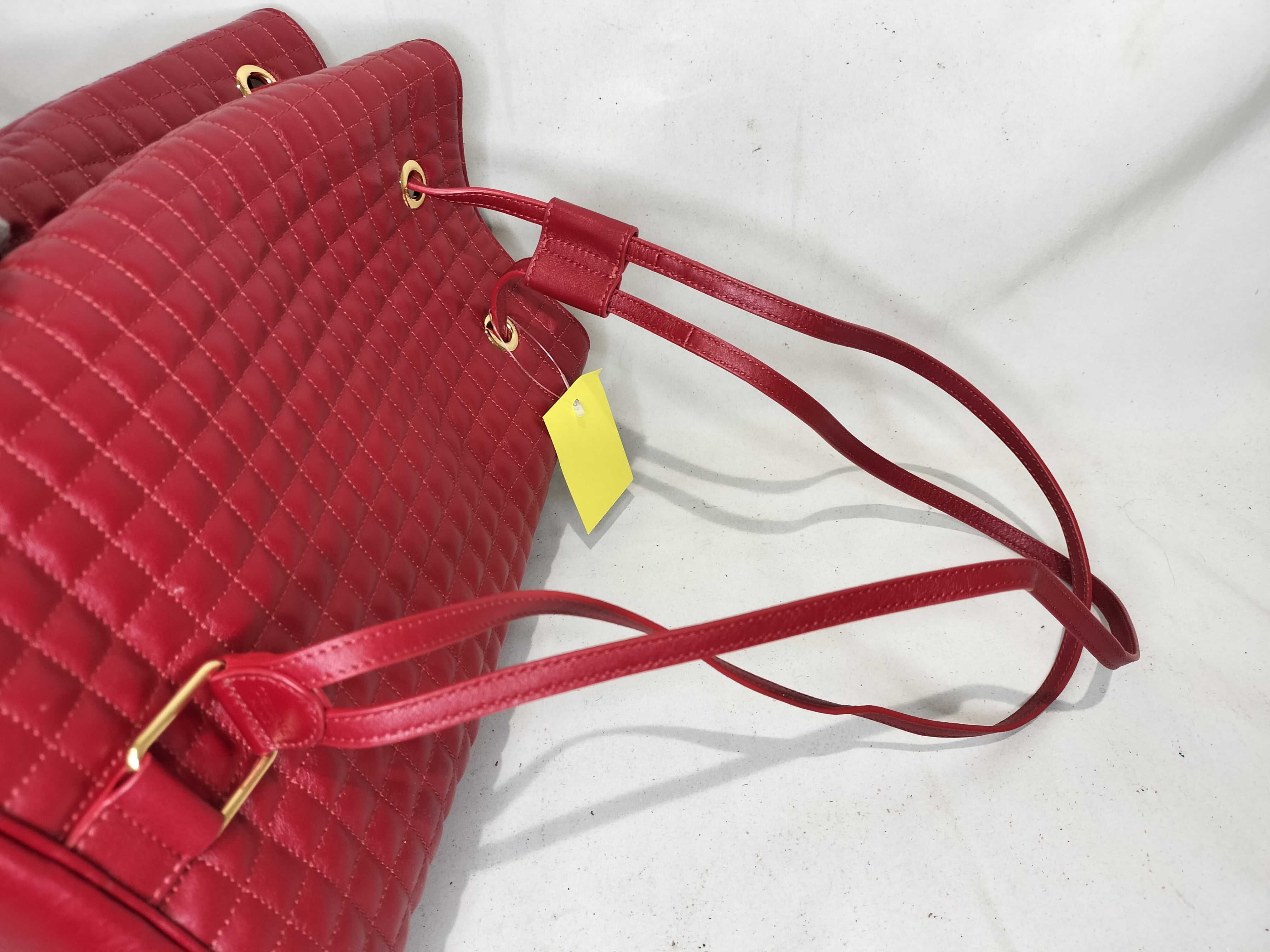 C Charm Leather Backpack Rucksack — view 5