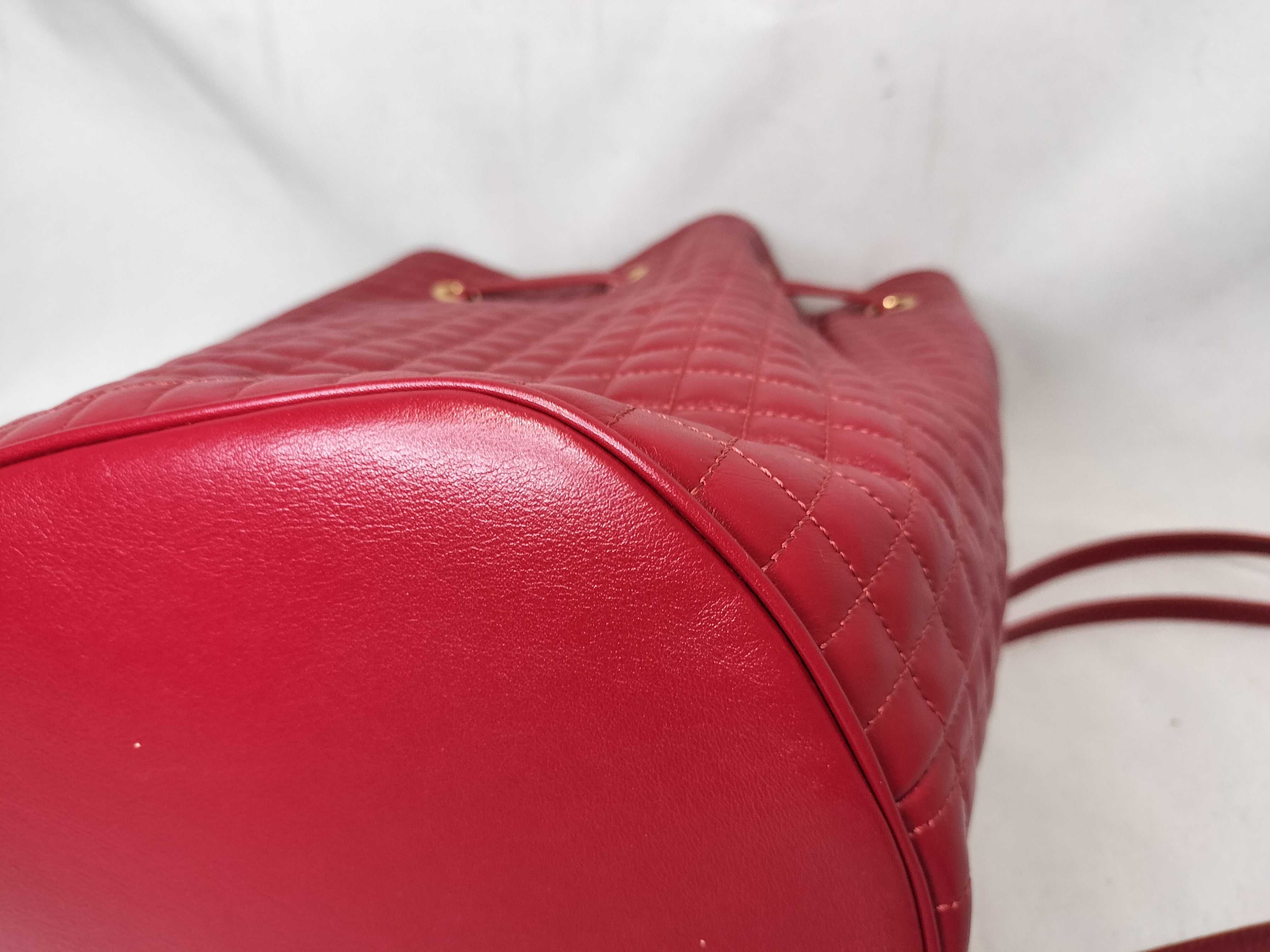 C Charm Leather Backpack Rucksack — view 6