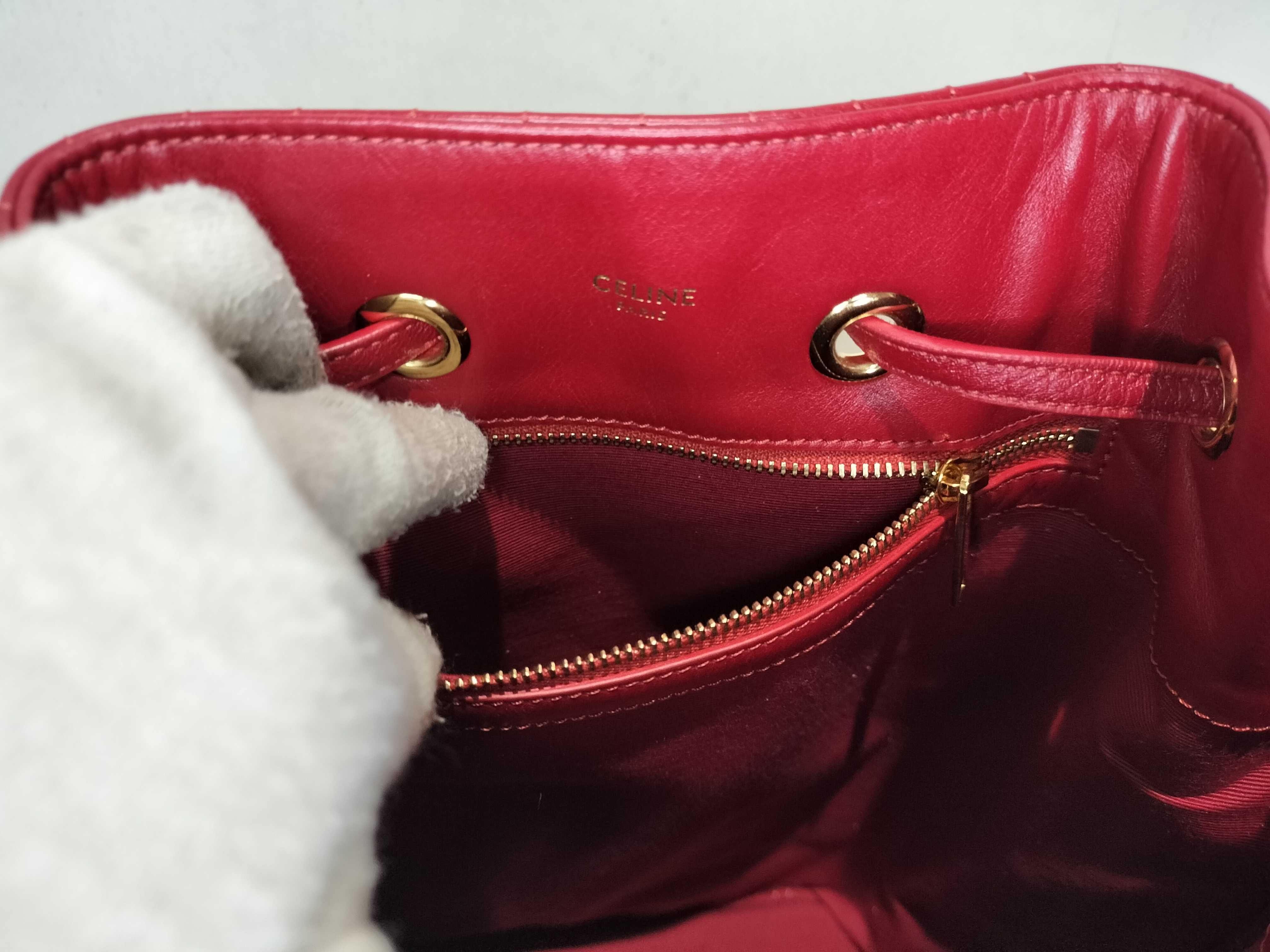 C Charm Leather Backpack Rucksack — view 10