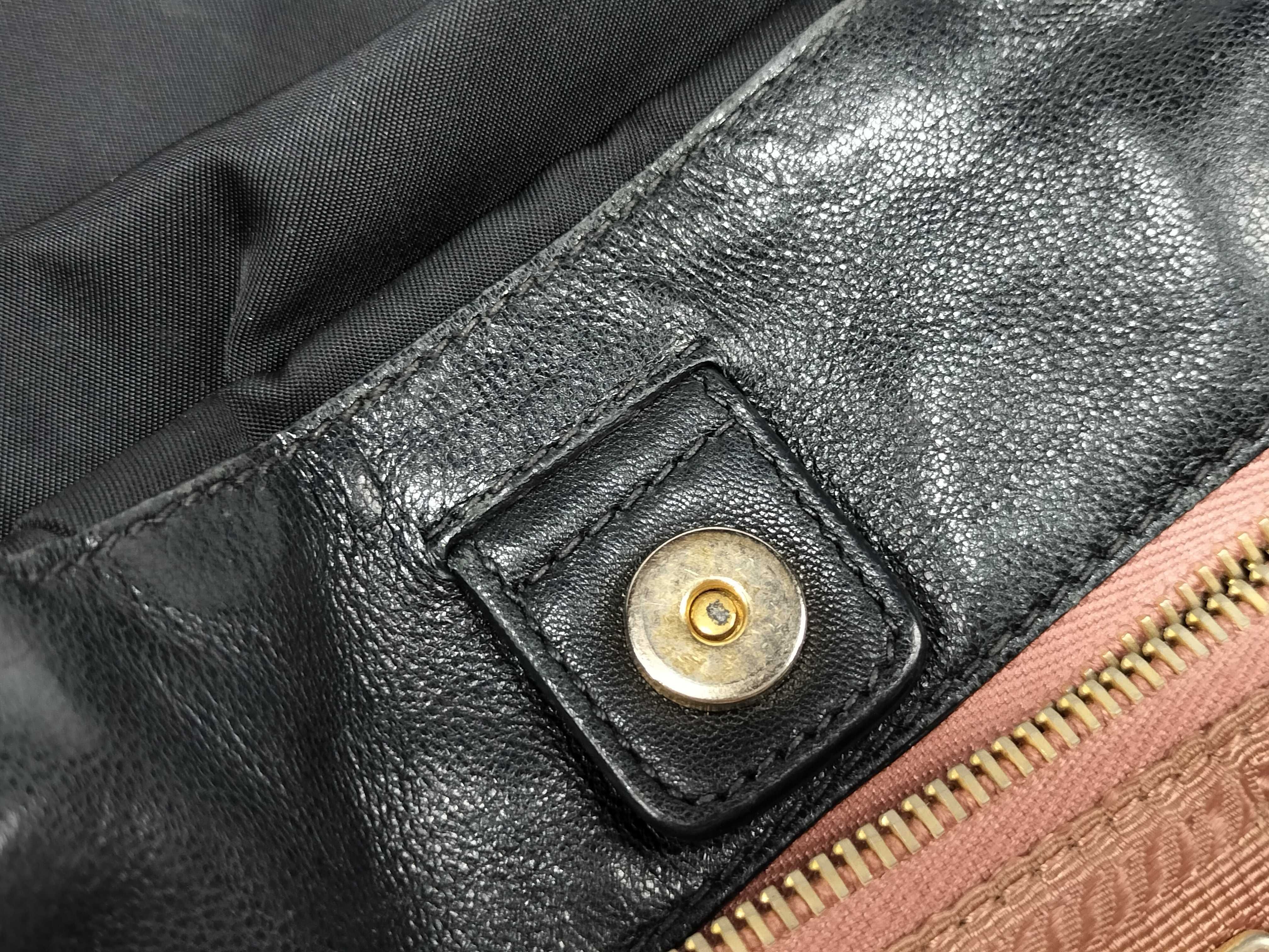 Nylon Prada Ribbon Motif Handbag — view 12