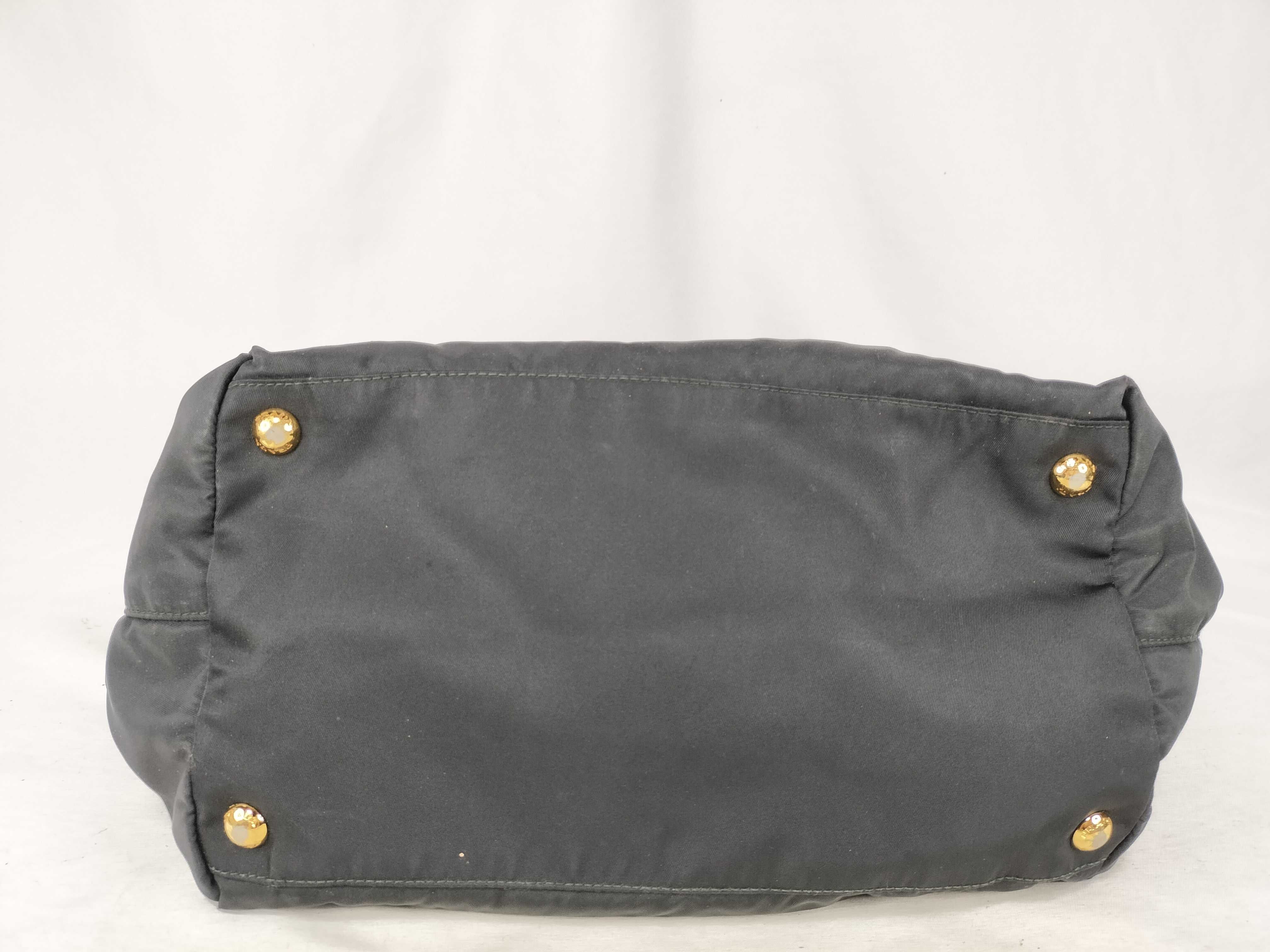 Nylon Prada Ribbon Motif Handbag — view 7