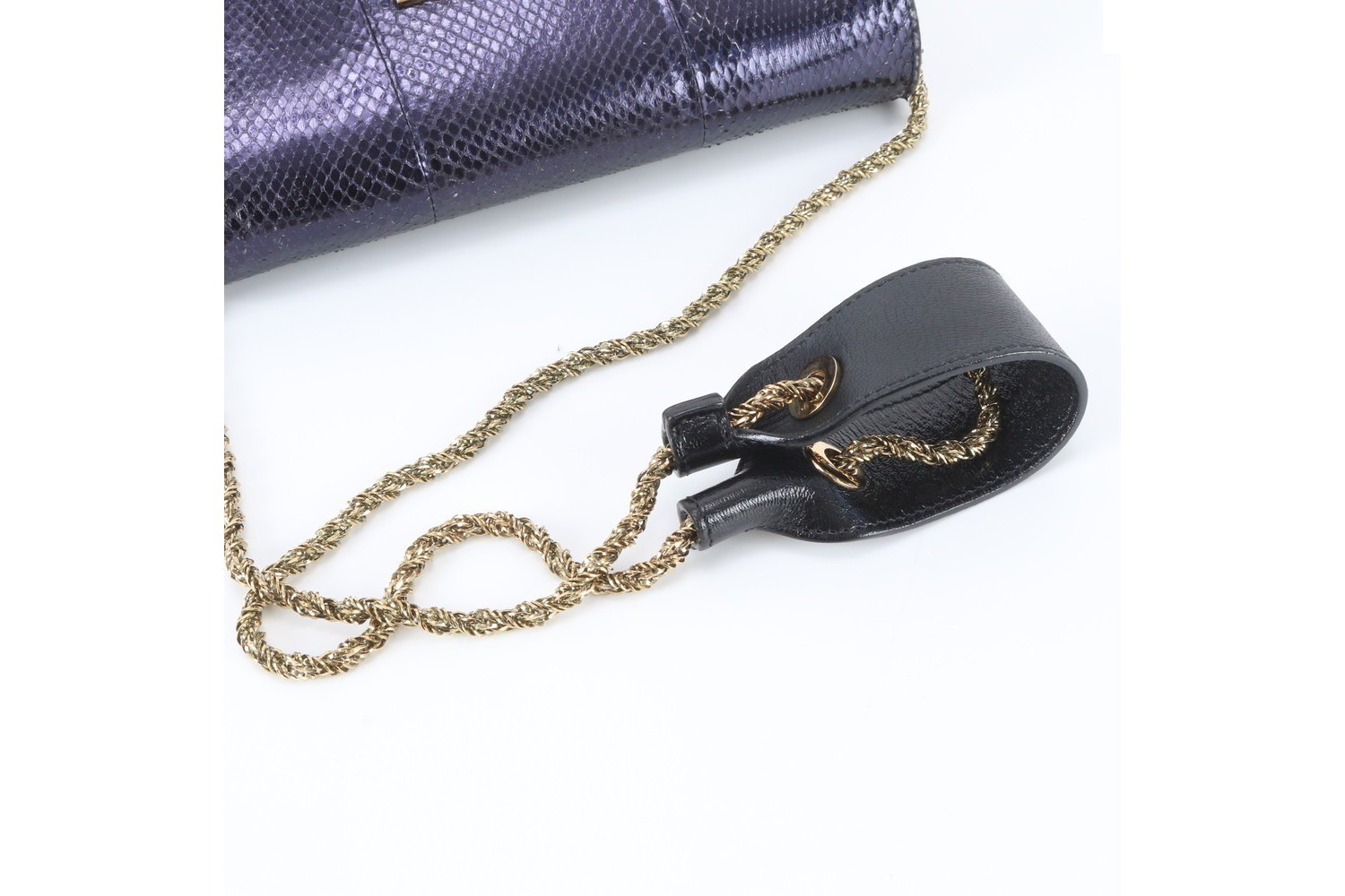Sally Python Leather Shoulder Bag — view 3