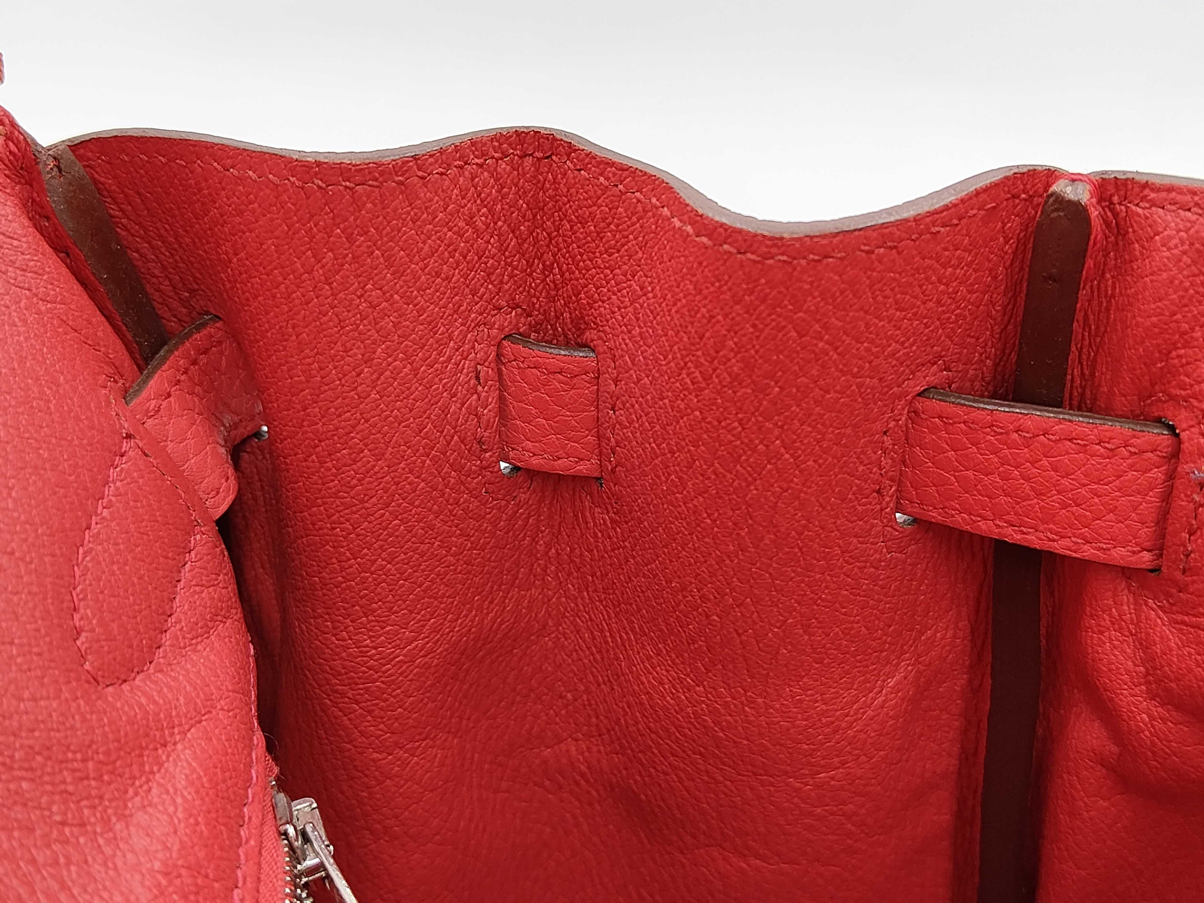Birkin 30, Taurillon Clemence leather, pink, silver hardware, N stamp, handbag — view 12