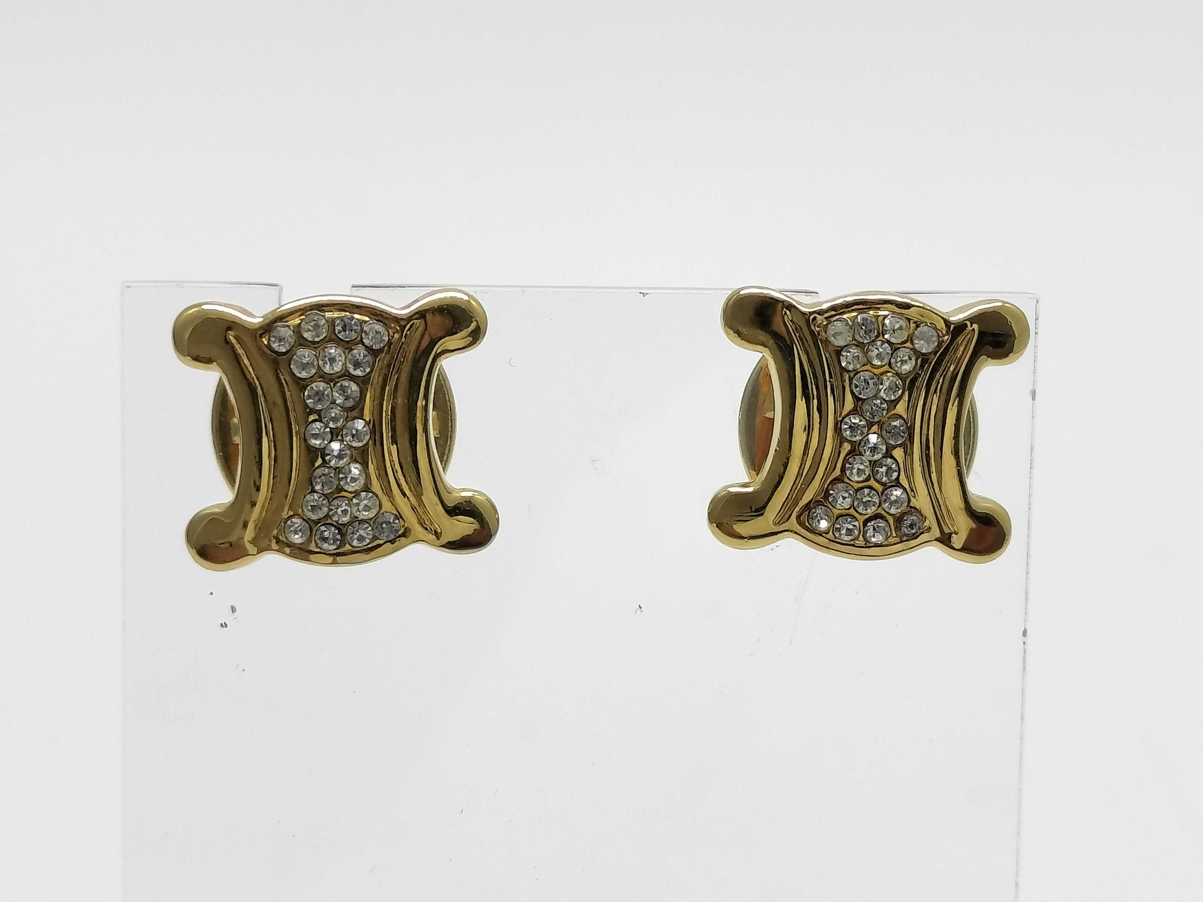 Macadam Rhinestone Pin Badge Brooch