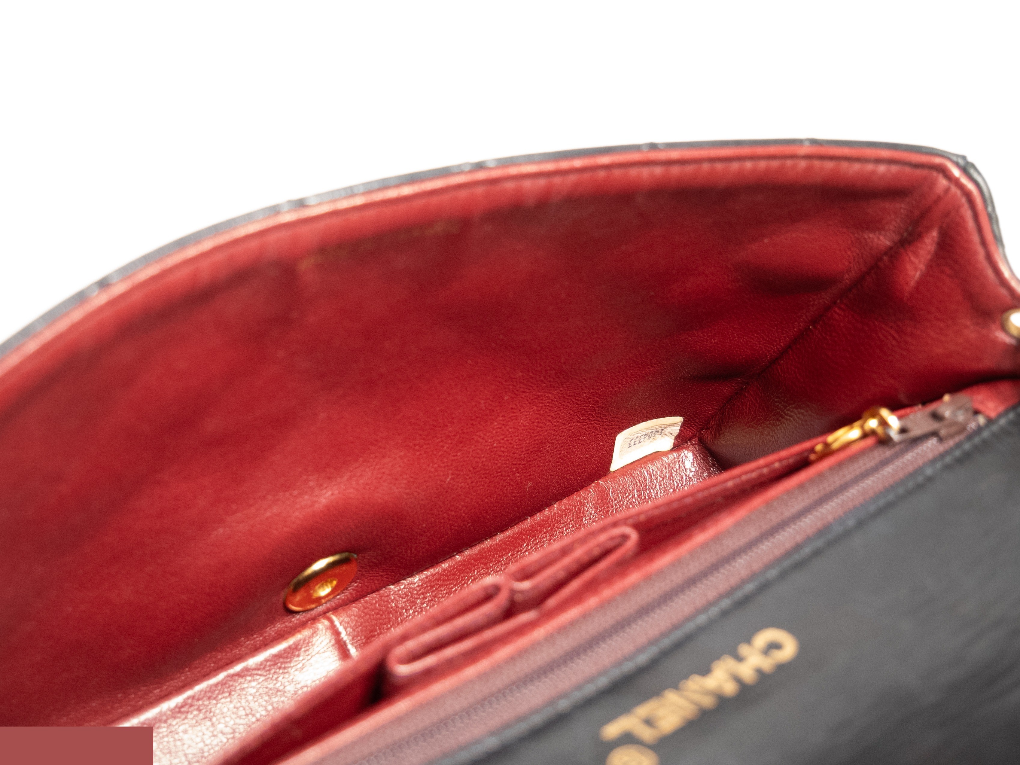 Matelassé Seal Lambskin Full Flap Gold Hardware — view 12