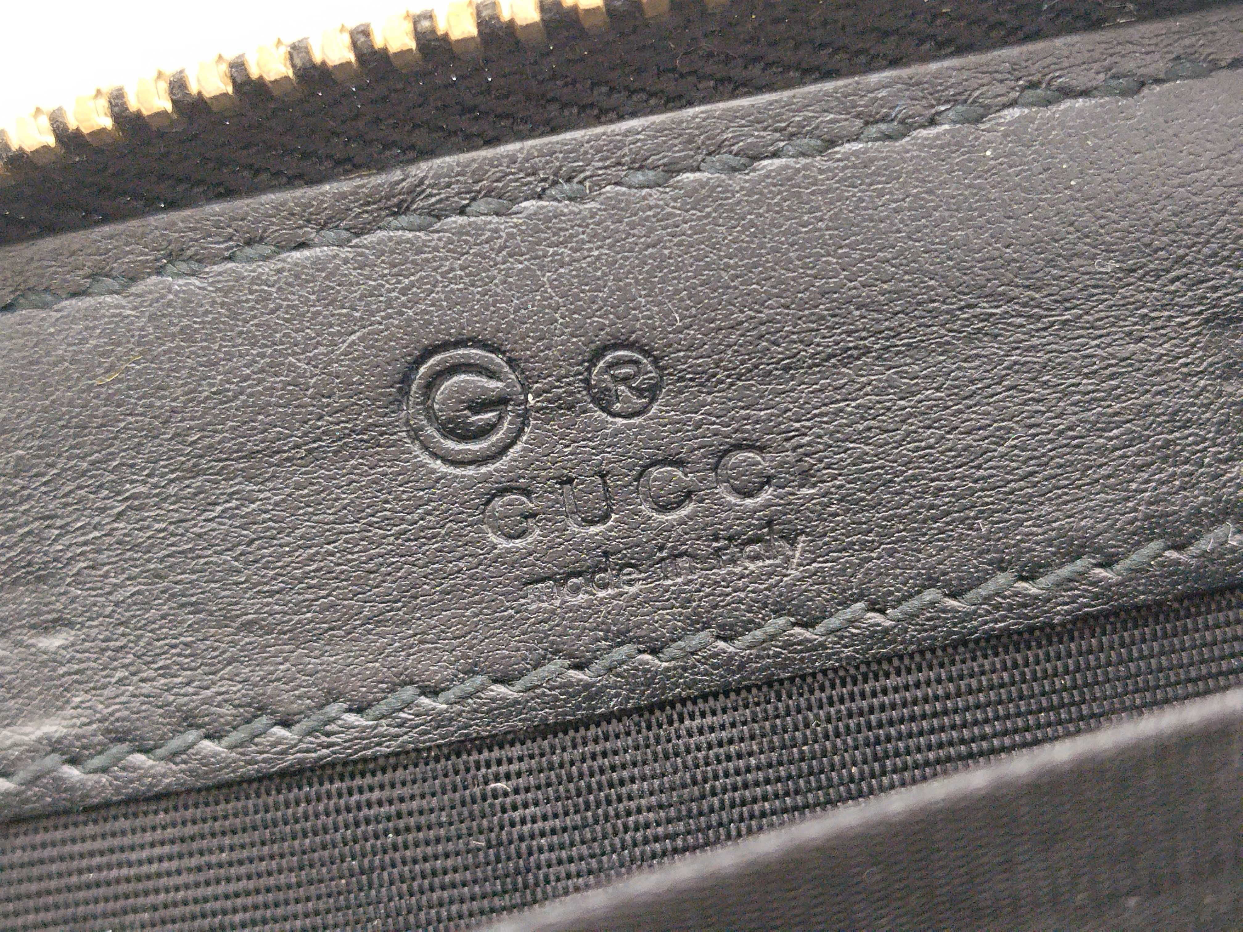 Guccissima Zippy Coin Case GG Shima Black 449896 Coin Case — view 13