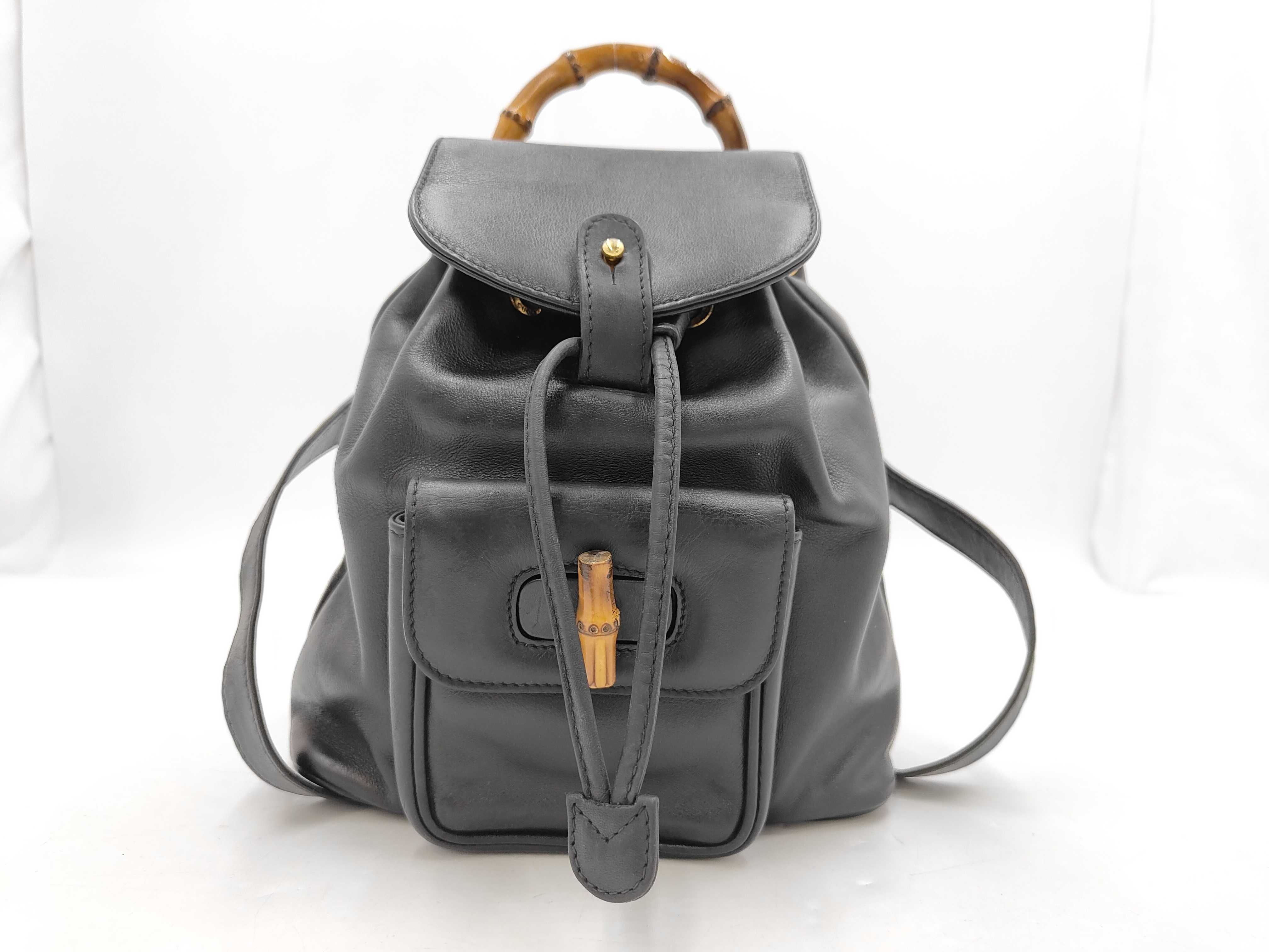 Bamboo Leather Mini Backpack
