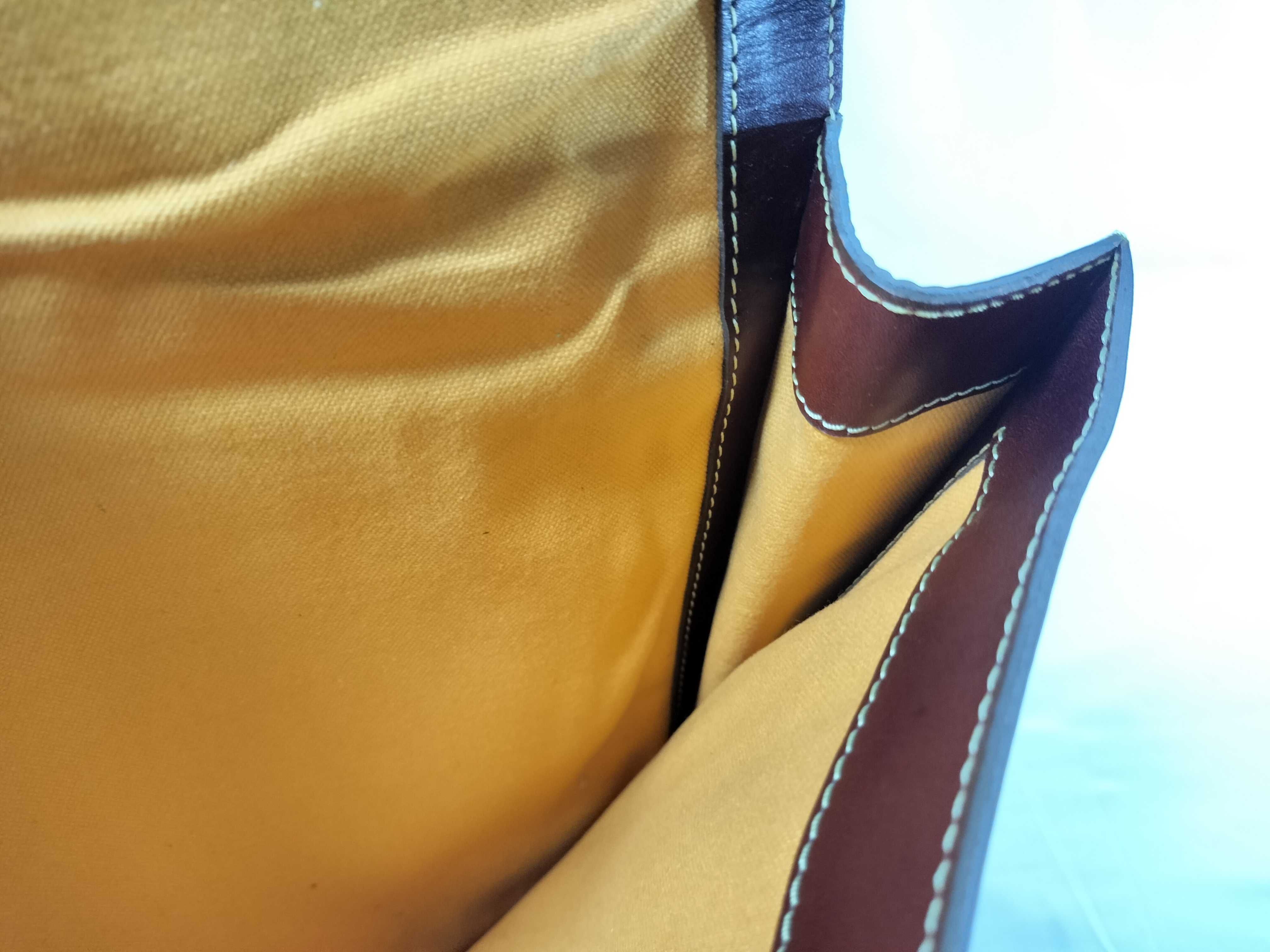 Old Anagram Leather x Suede Clutch Bag — view 7