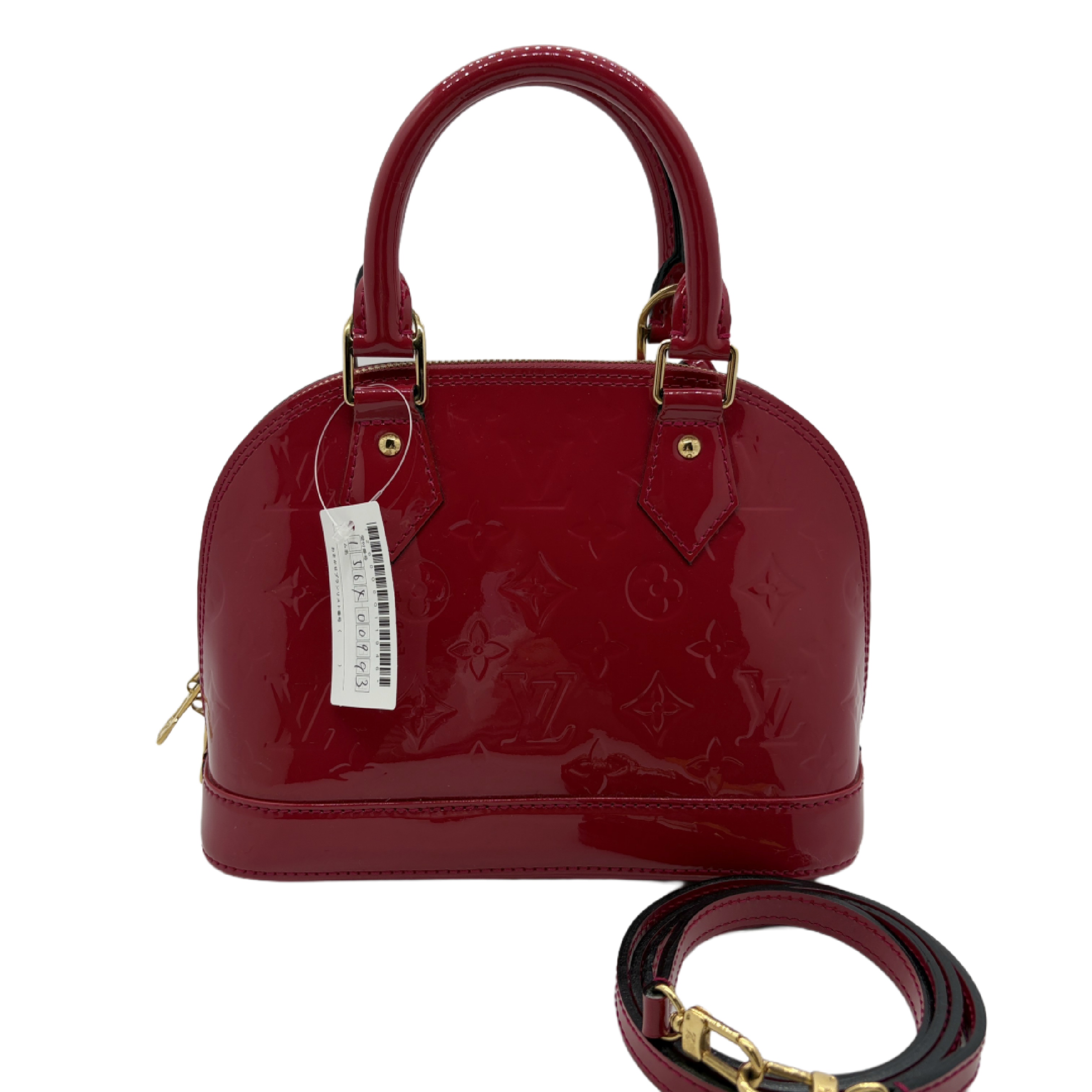 Alma BB Monogram Vernis 2-Way Handbag Shoulder Bag — view 2
