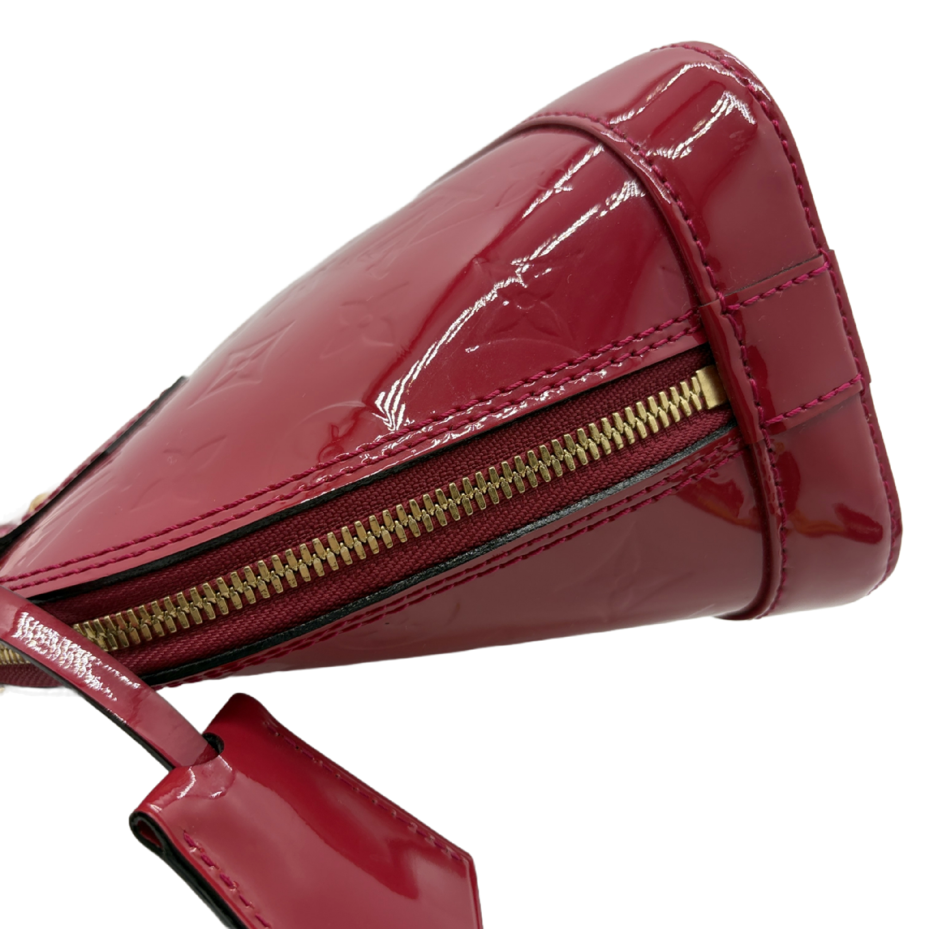 Alma BB Monogram Vernis 2-Way Handbag Shoulder Bag — view 3