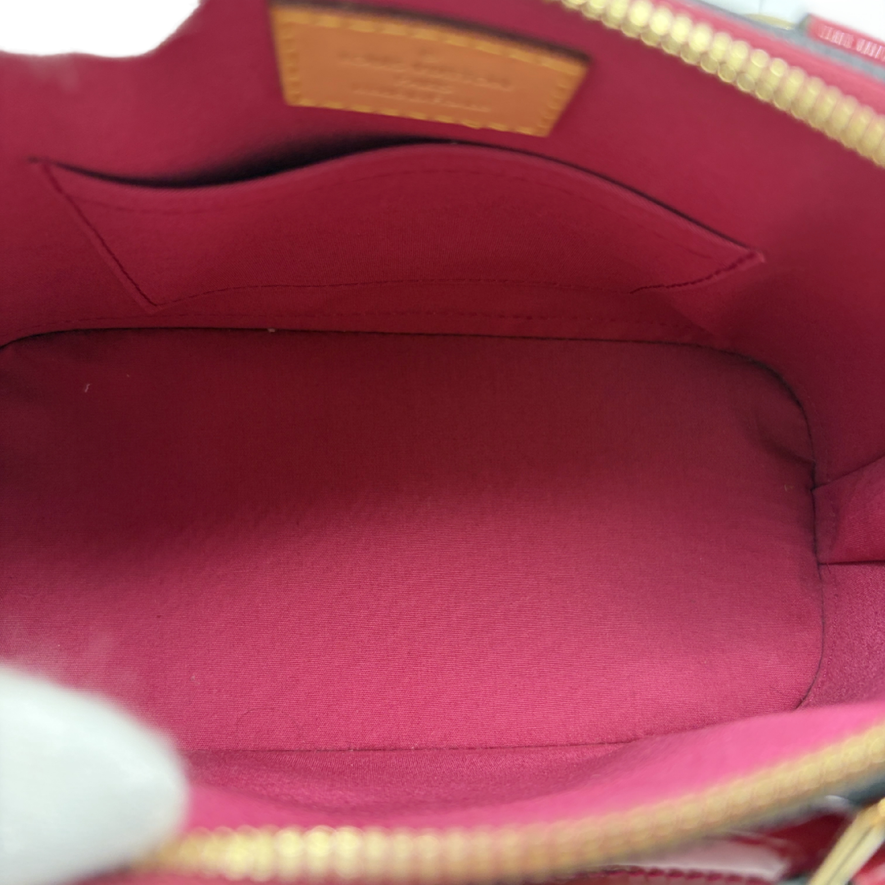 Alma BB Monogram Vernis 2-Way Handbag Shoulder Bag — view 8