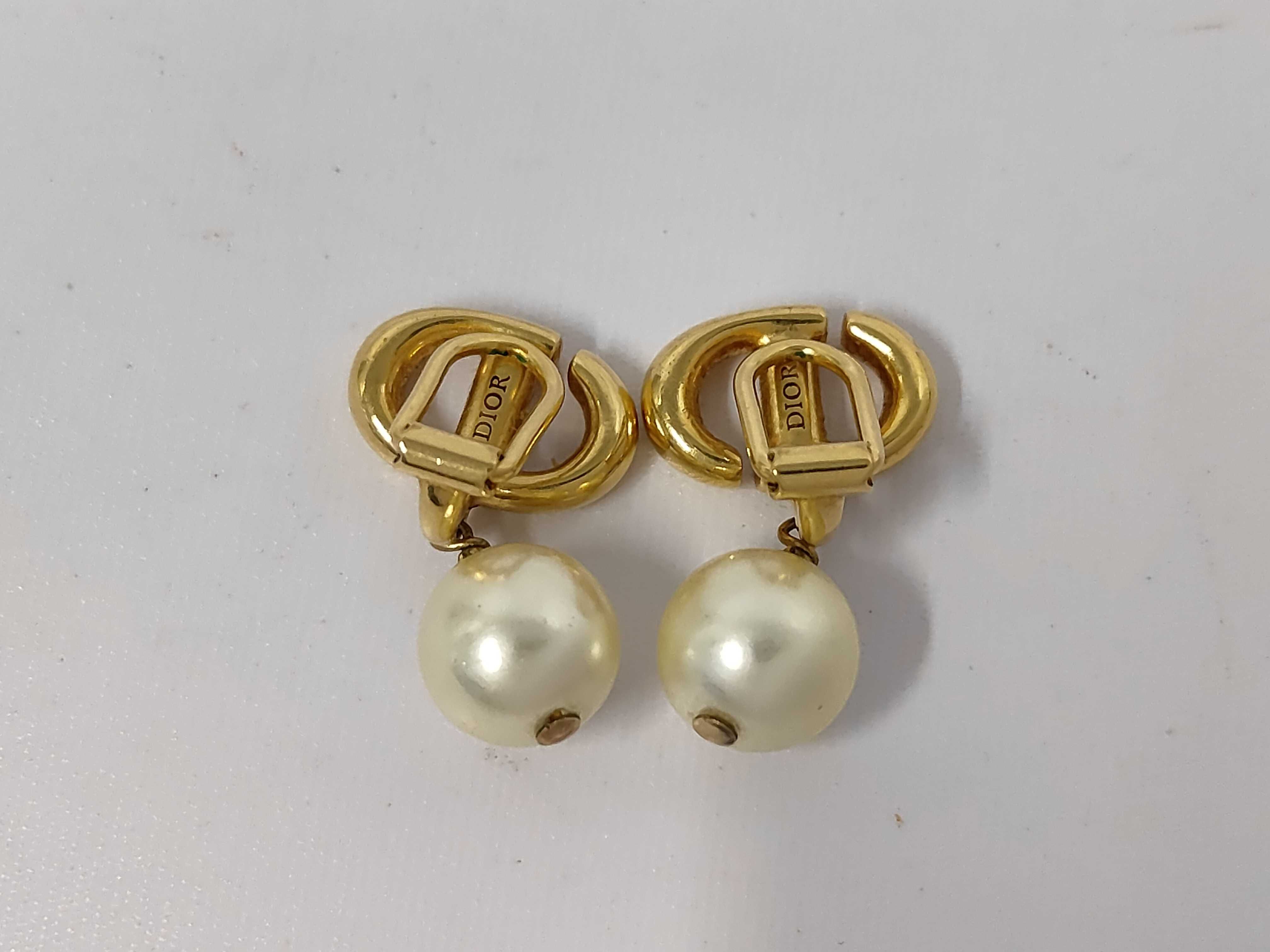 pearl earrings — view 2