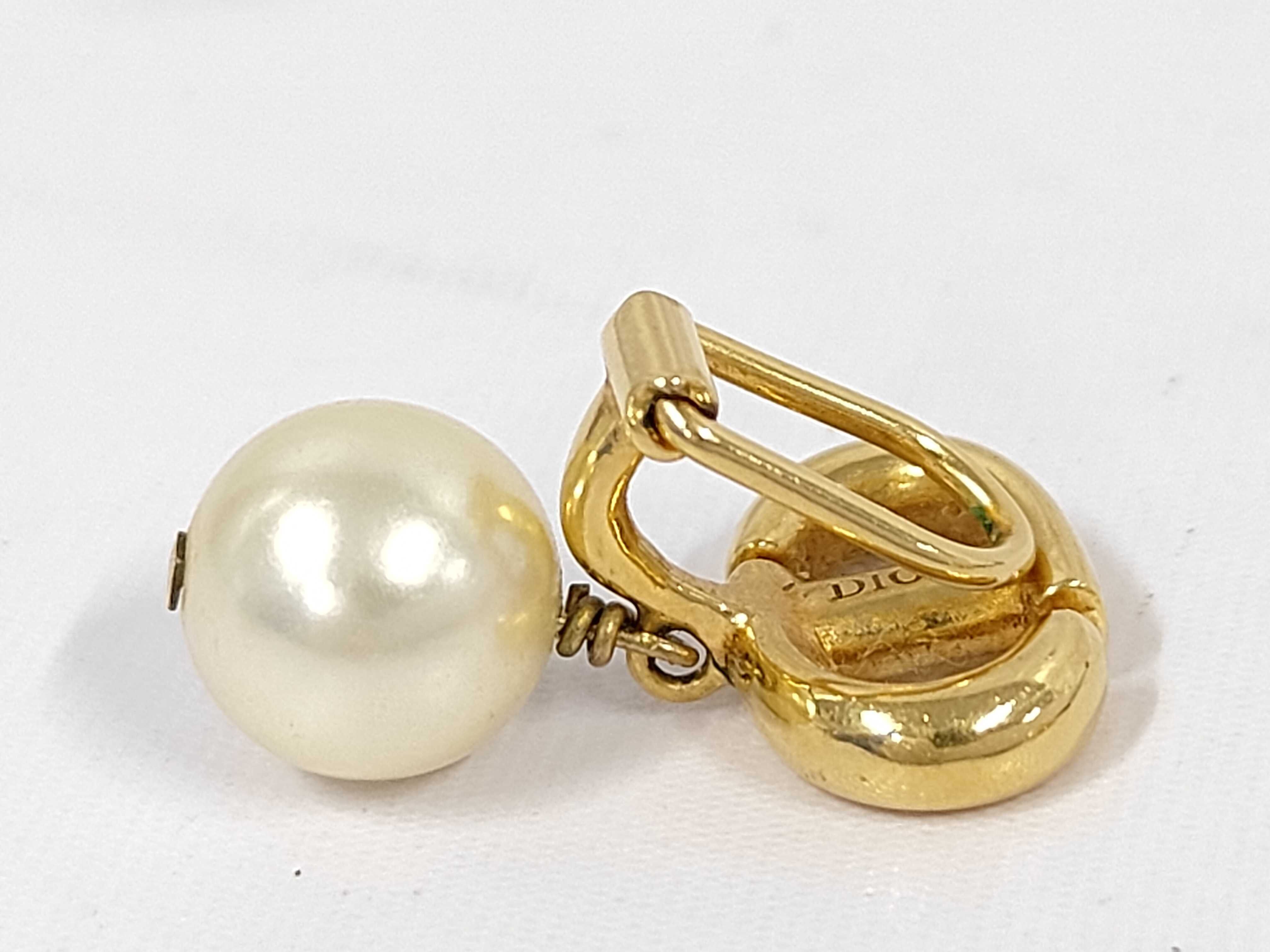 pearl earrings — view 3