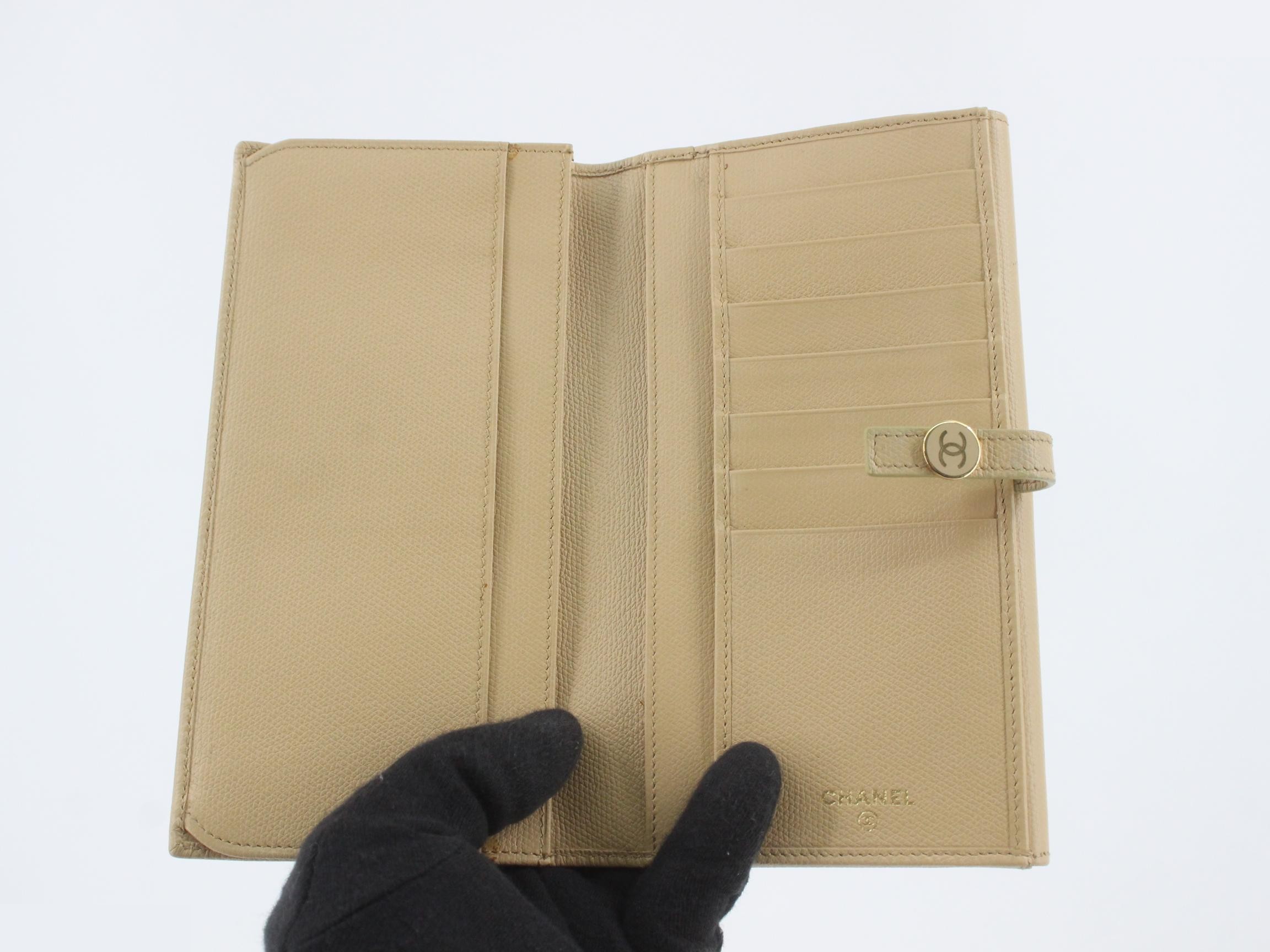 long wallet, beige — view 4