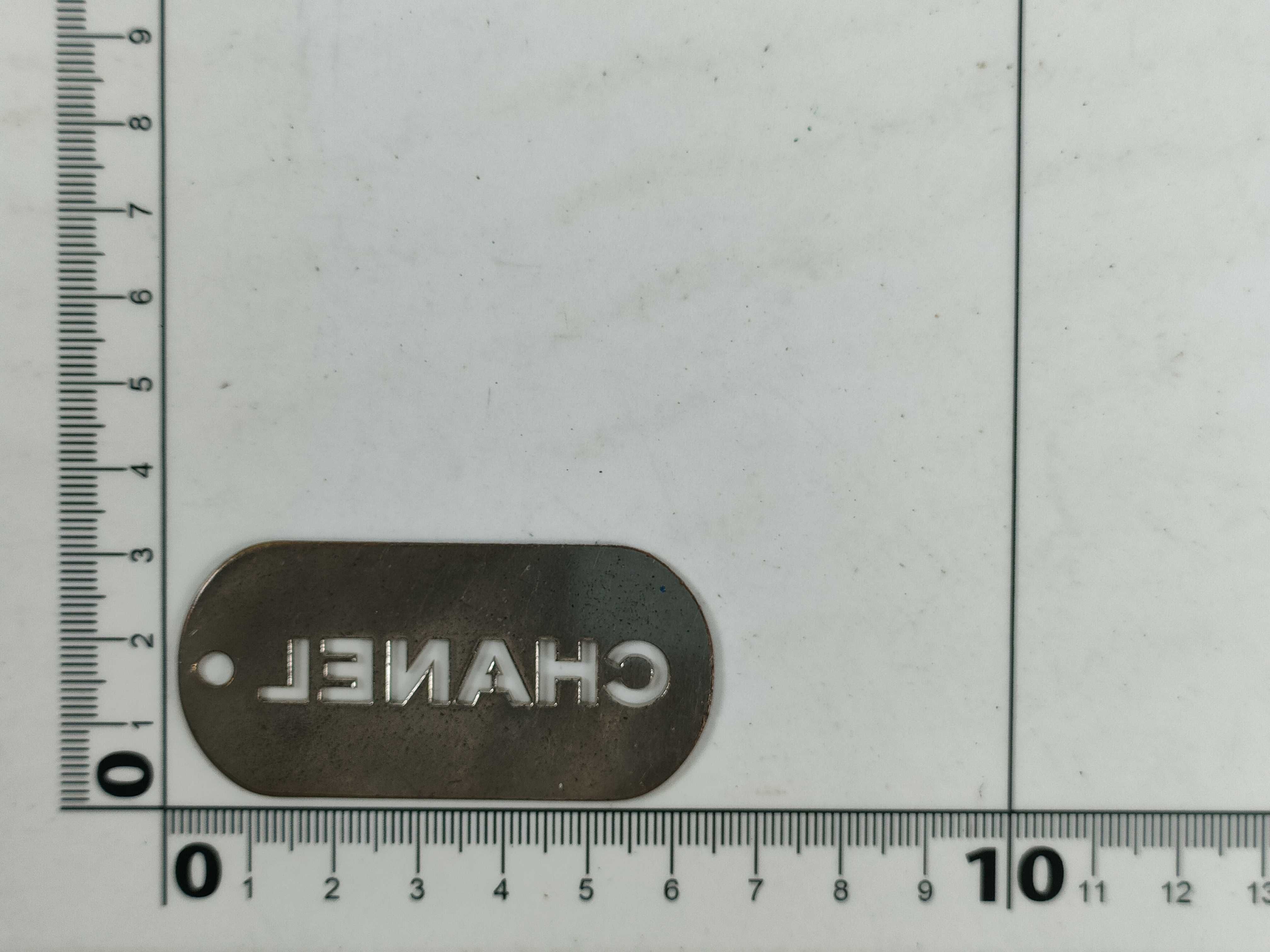 bag charm/dog tag only - key case — view 2