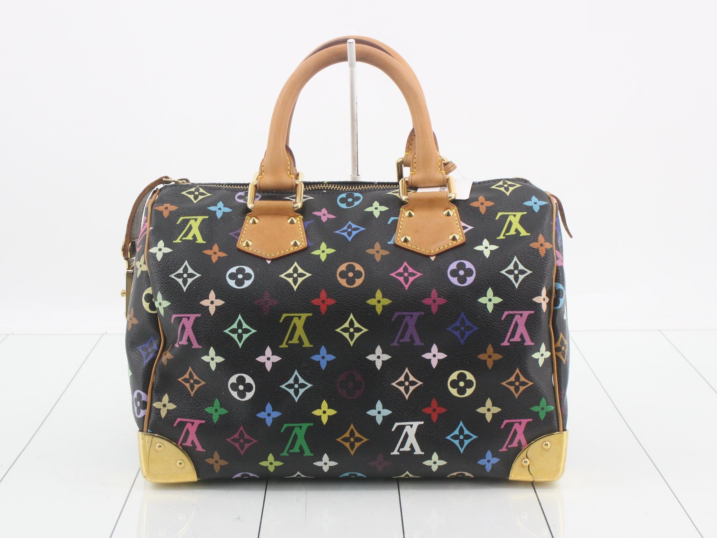 Monogram Multicolor Speedy 30 Noir Handbag — view 2