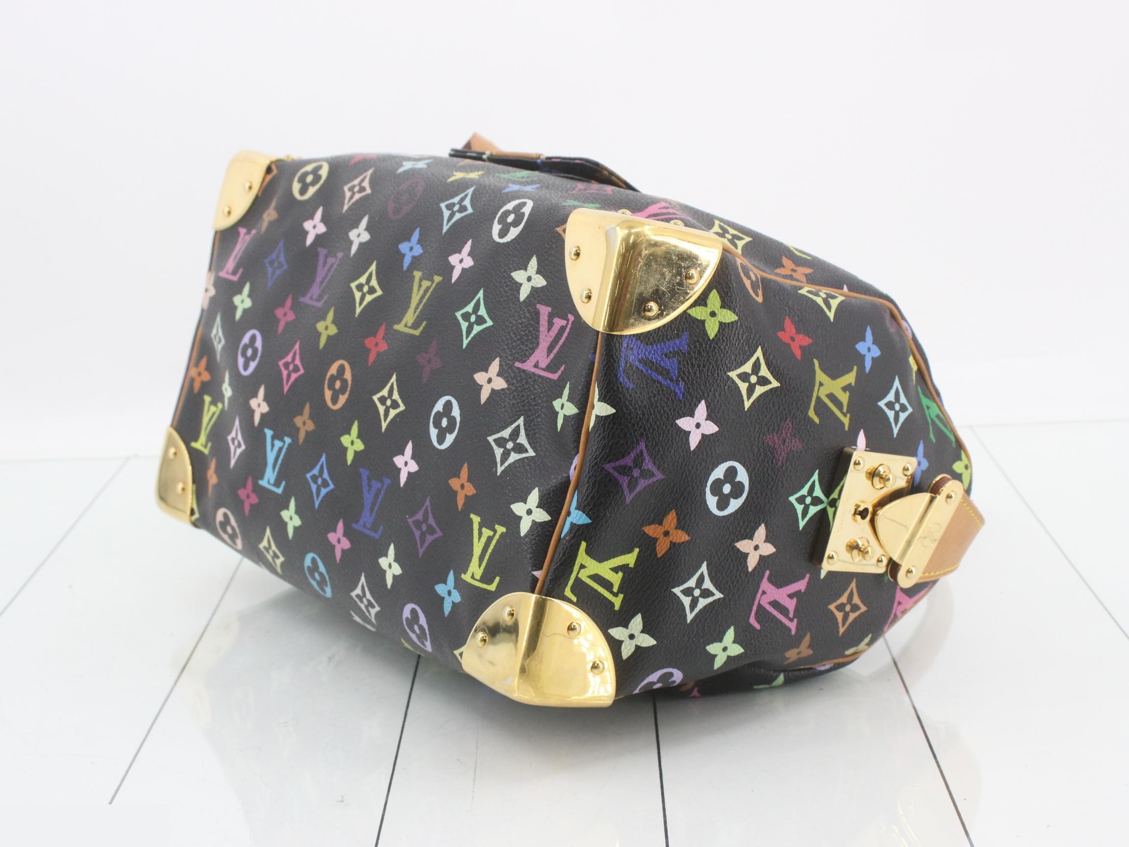 Monogram Multicolor Speedy 30 Noir Handbag — view 6