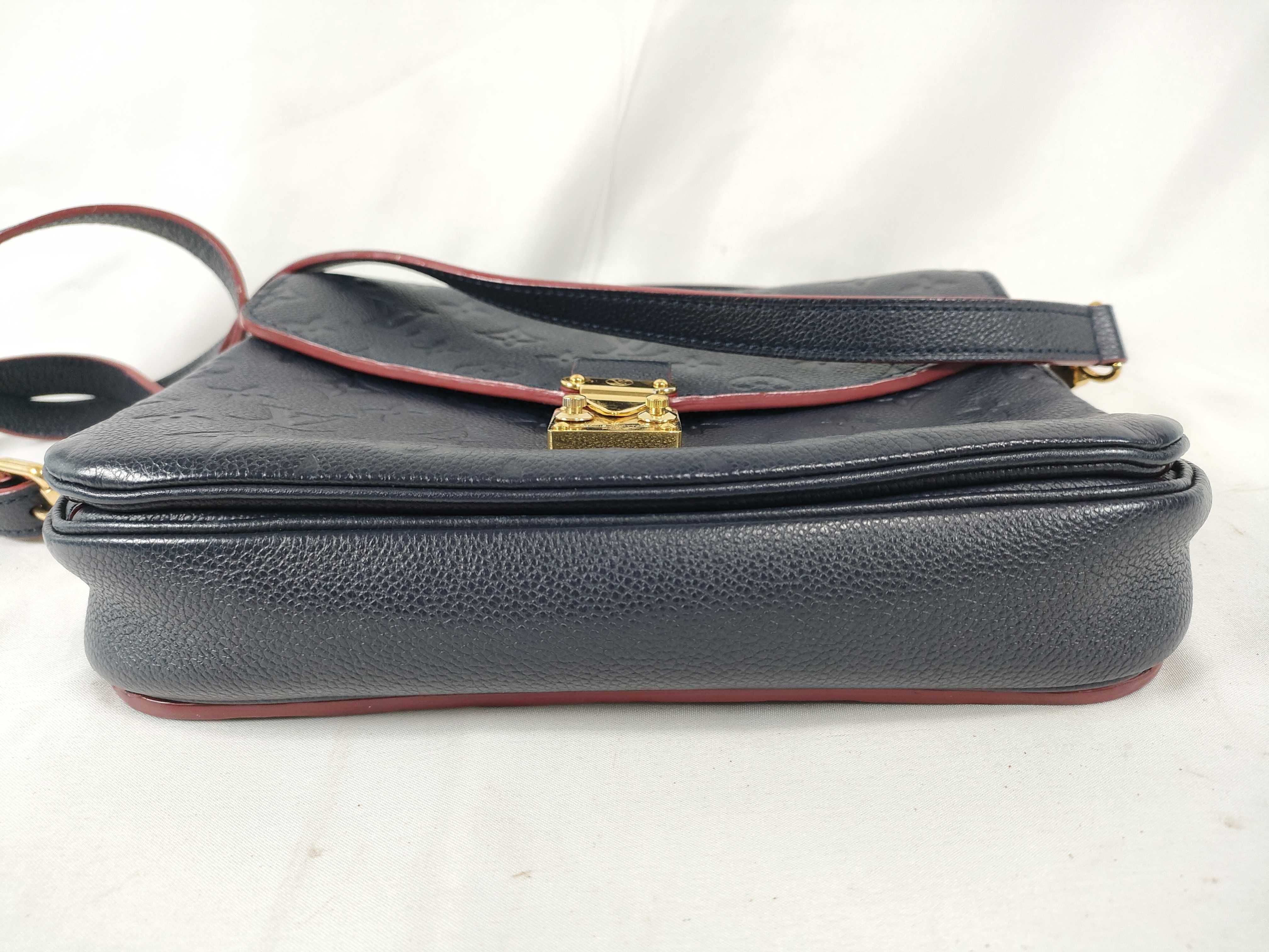 Monogram Empreinte Louis Vuitton Pochette Métis Shoulder Bag — view 8