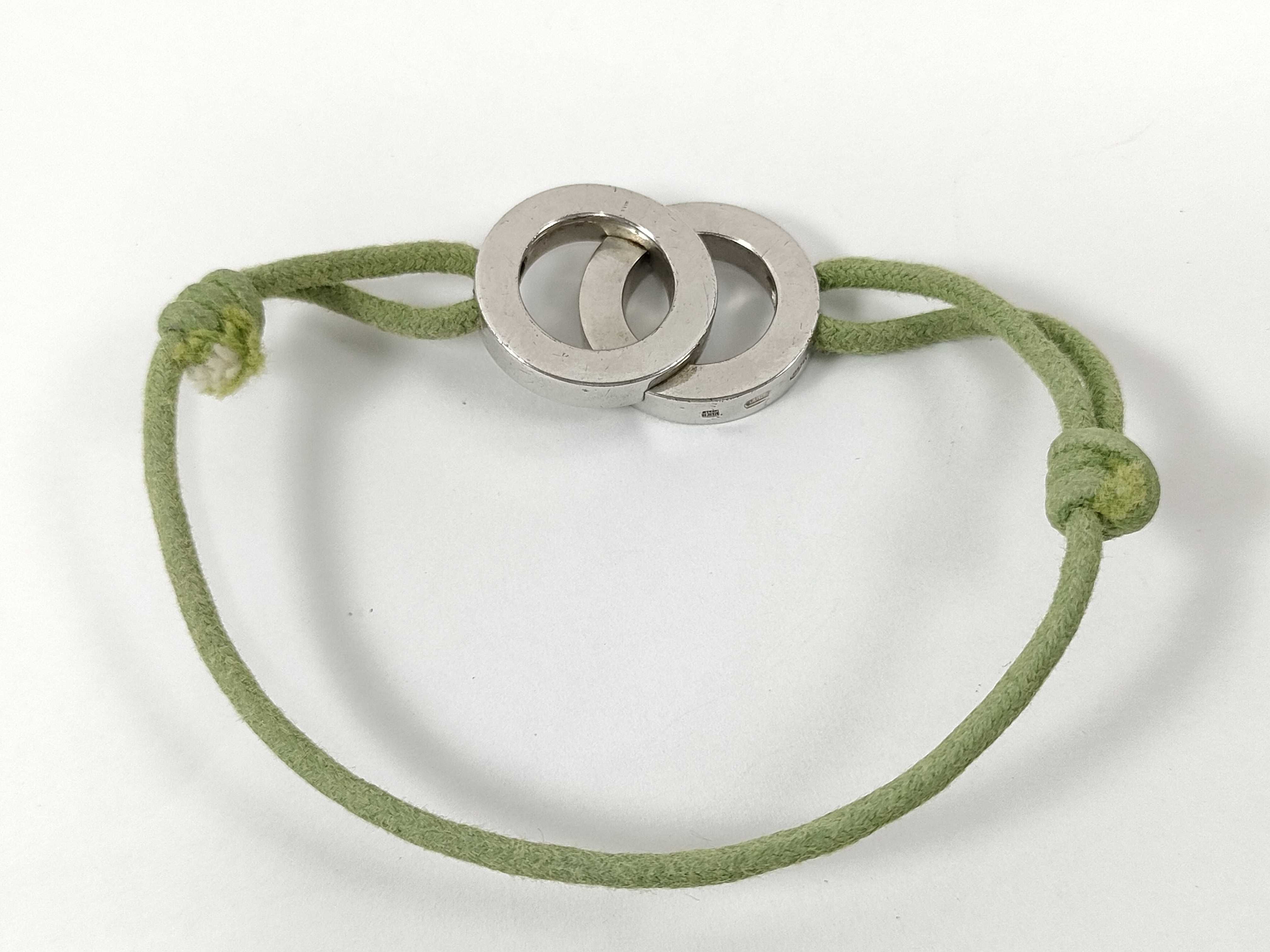 Double Ring Bracelet 925 Bracelet/Bangle — view 4