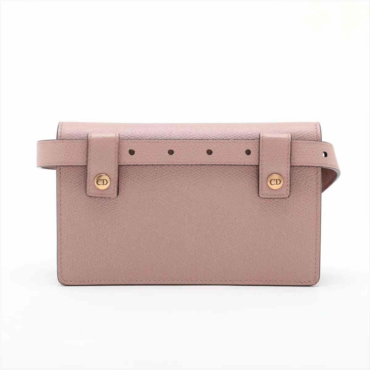 Saddle Leather Waist Pouch Pink — view 2