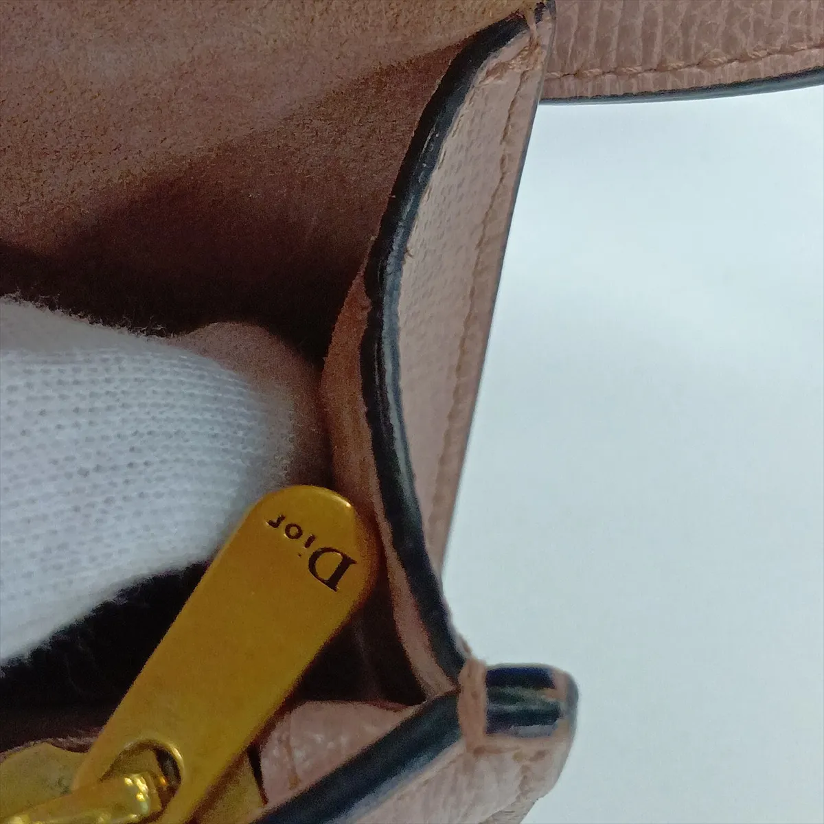 Saddle Leather Waist Pouch Pink — view 13