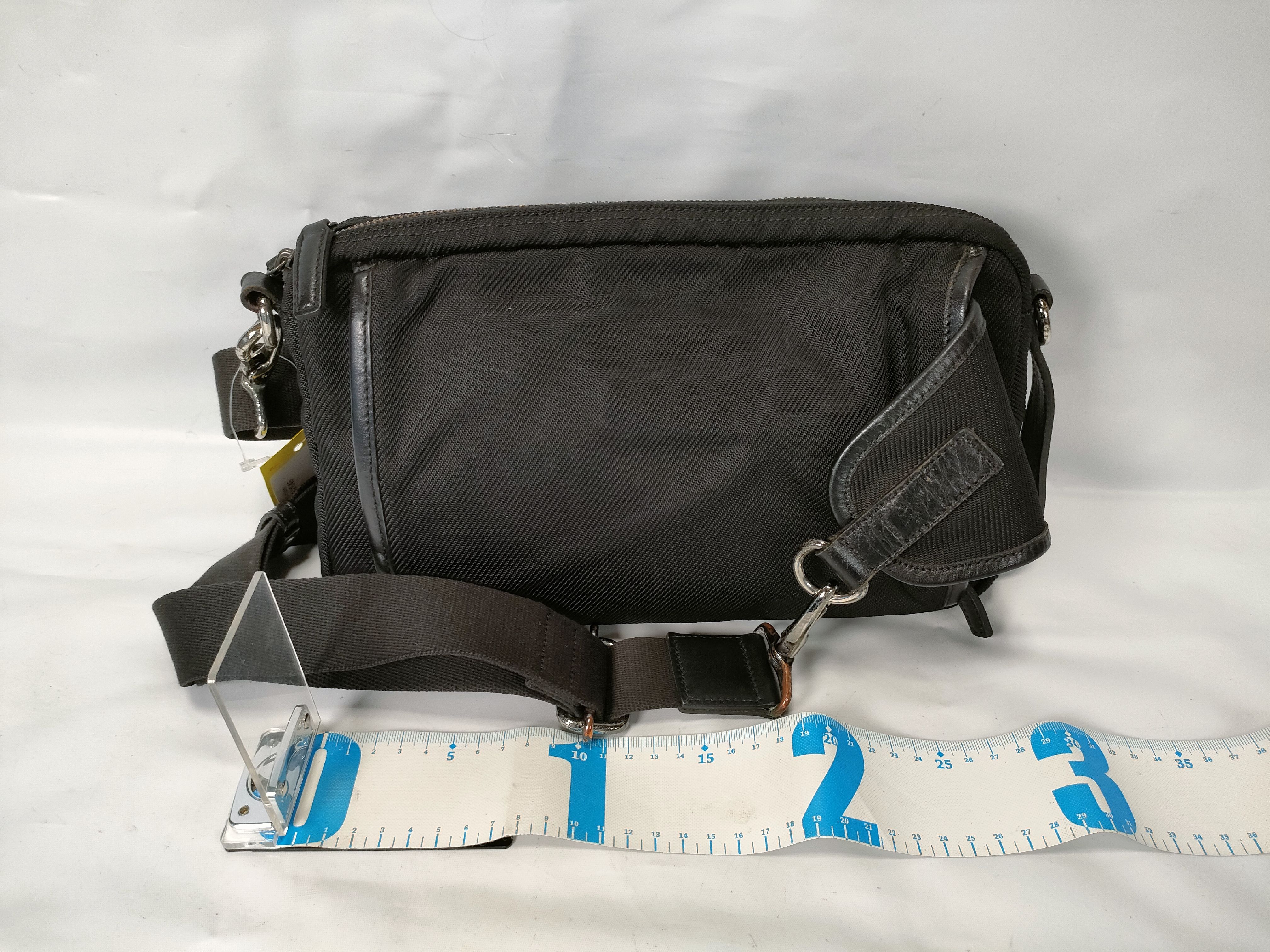 Black Label Shoulder Bag, Check Black — view 2