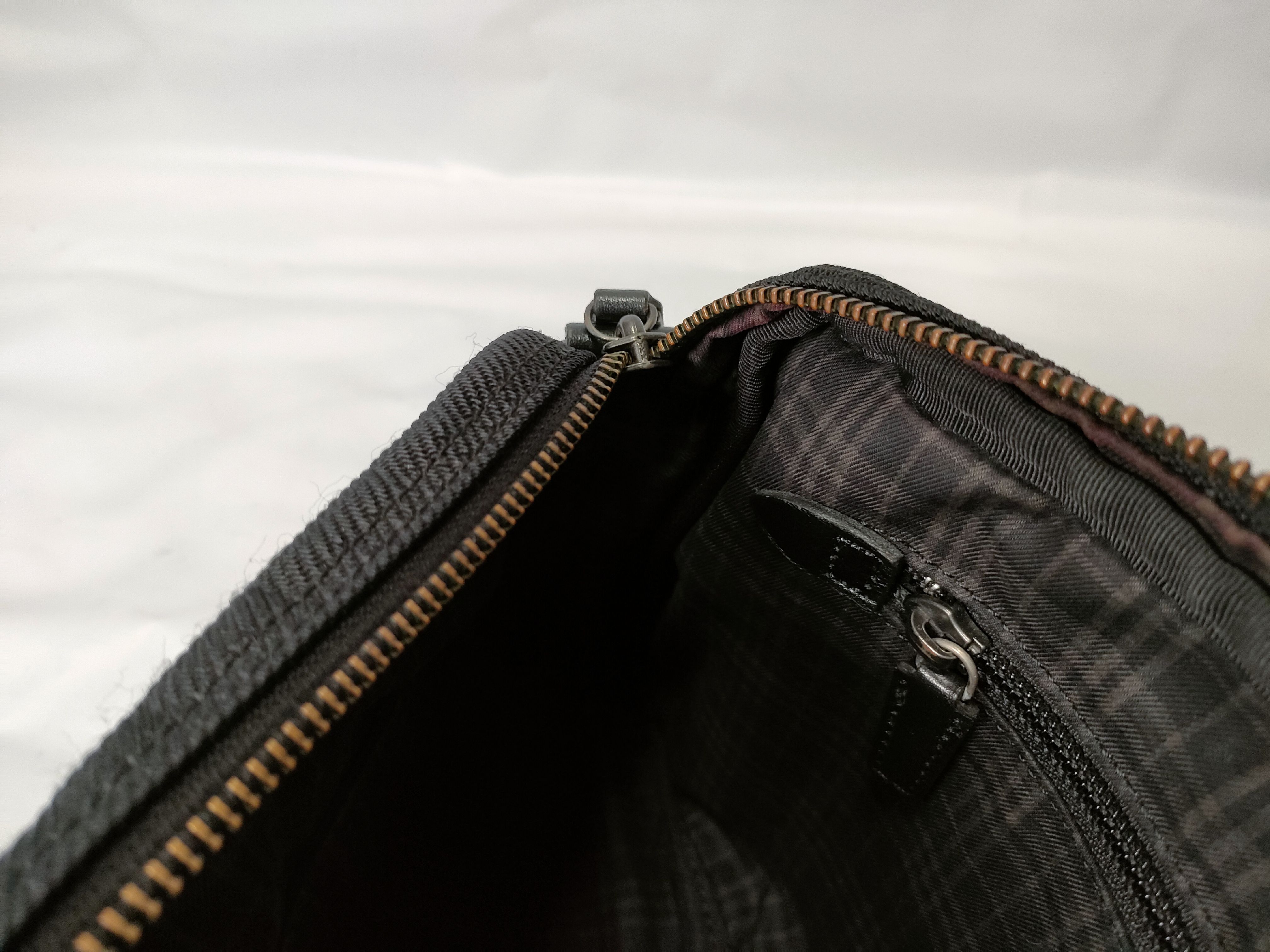 Black Label Shoulder Bag, Check Black — view 12