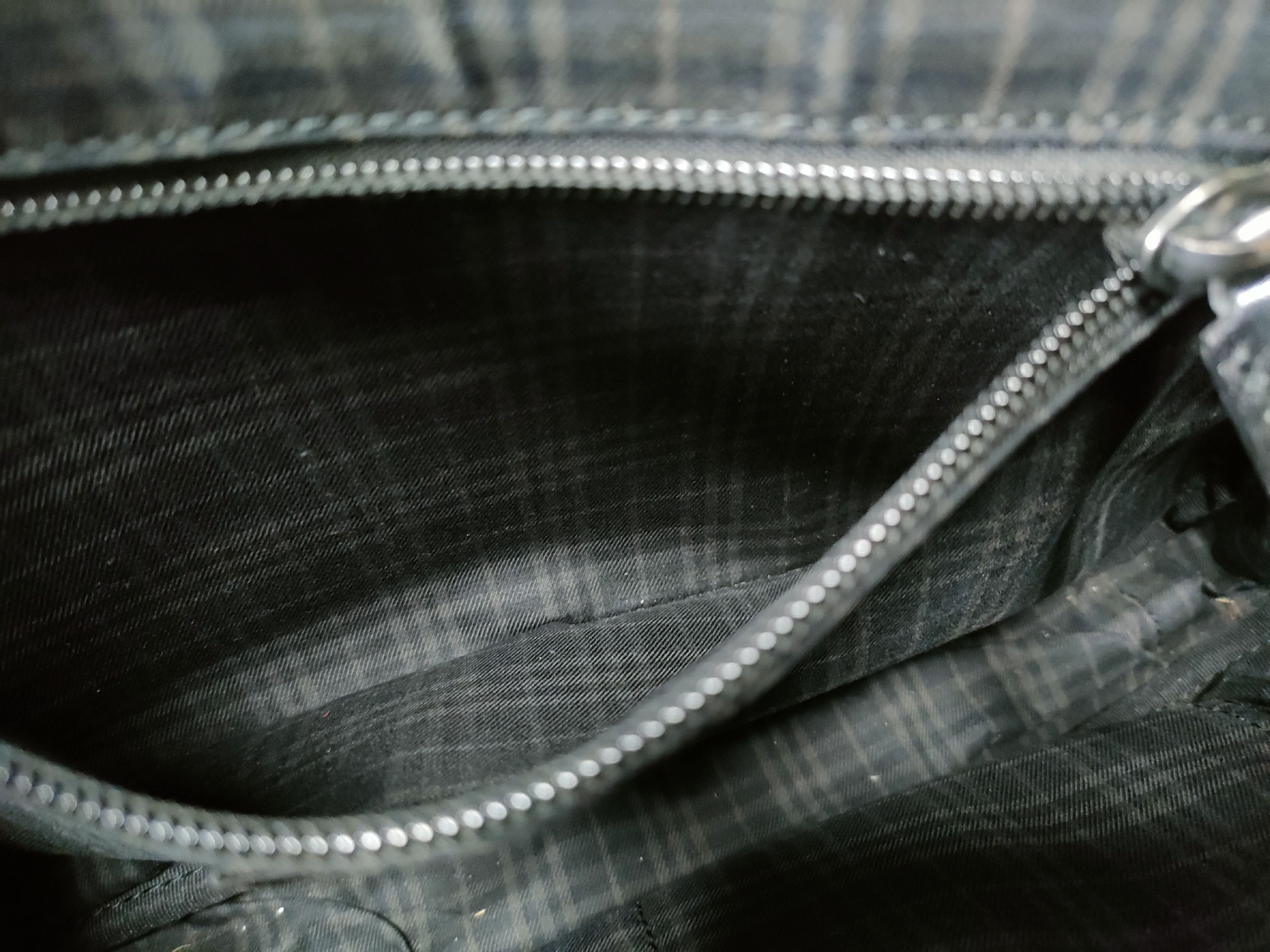 Black Label Shoulder Bag, Check Black — view 13