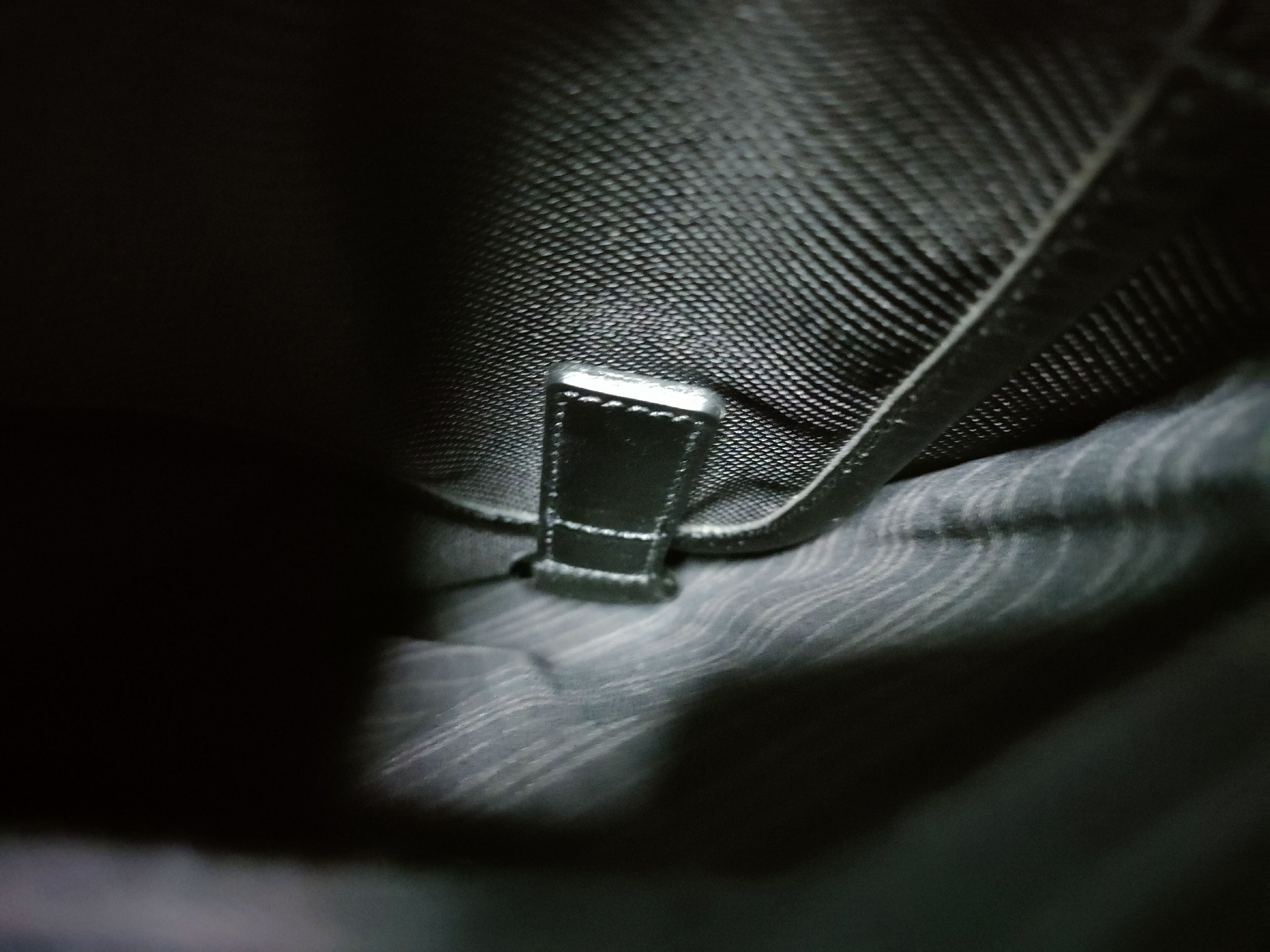 Black Label Shoulder Bag, Check Black — view 15