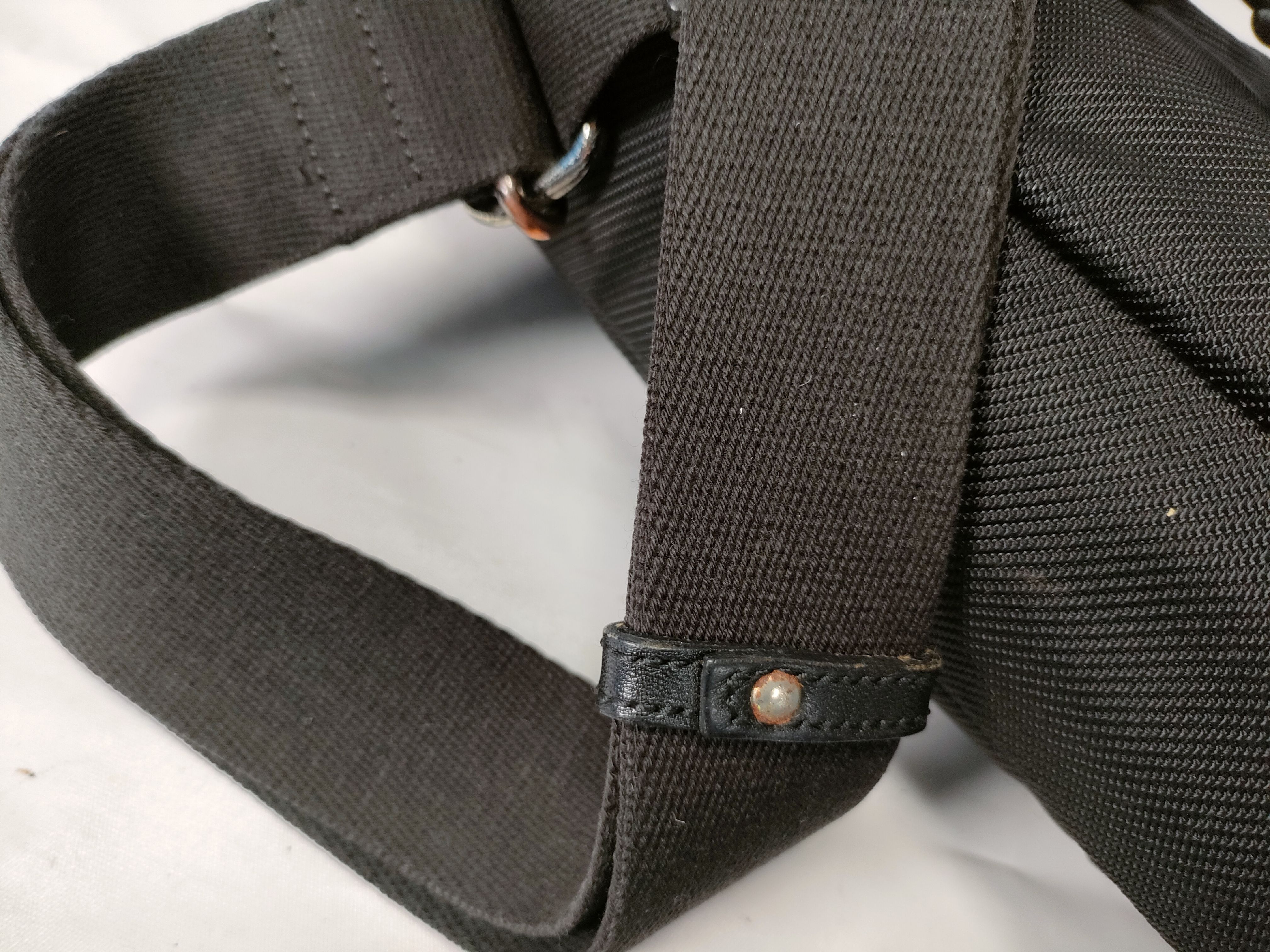 Black Label Shoulder Bag, Check Black — view 4