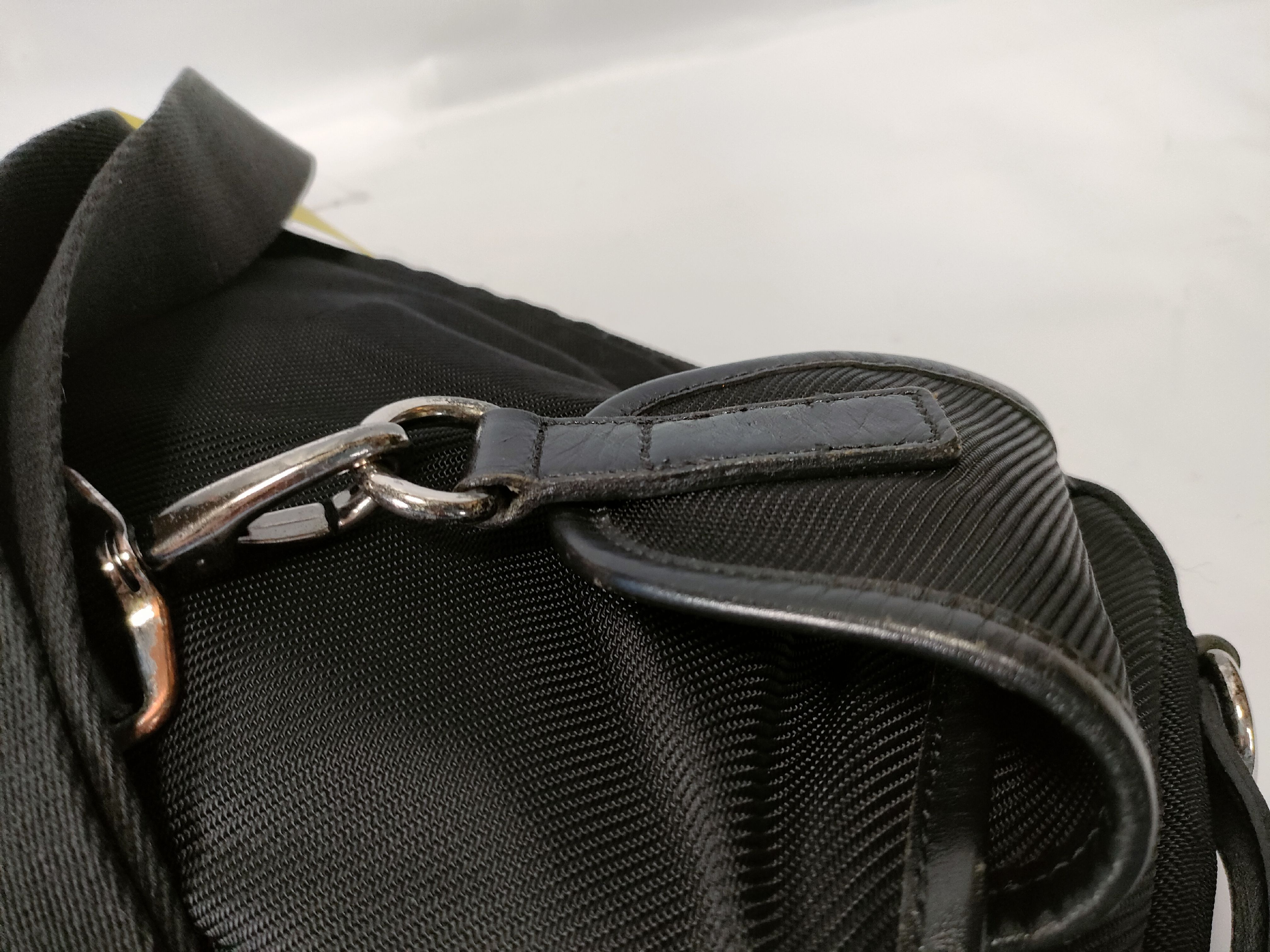 Black Label Shoulder Bag, Check Black — view 5