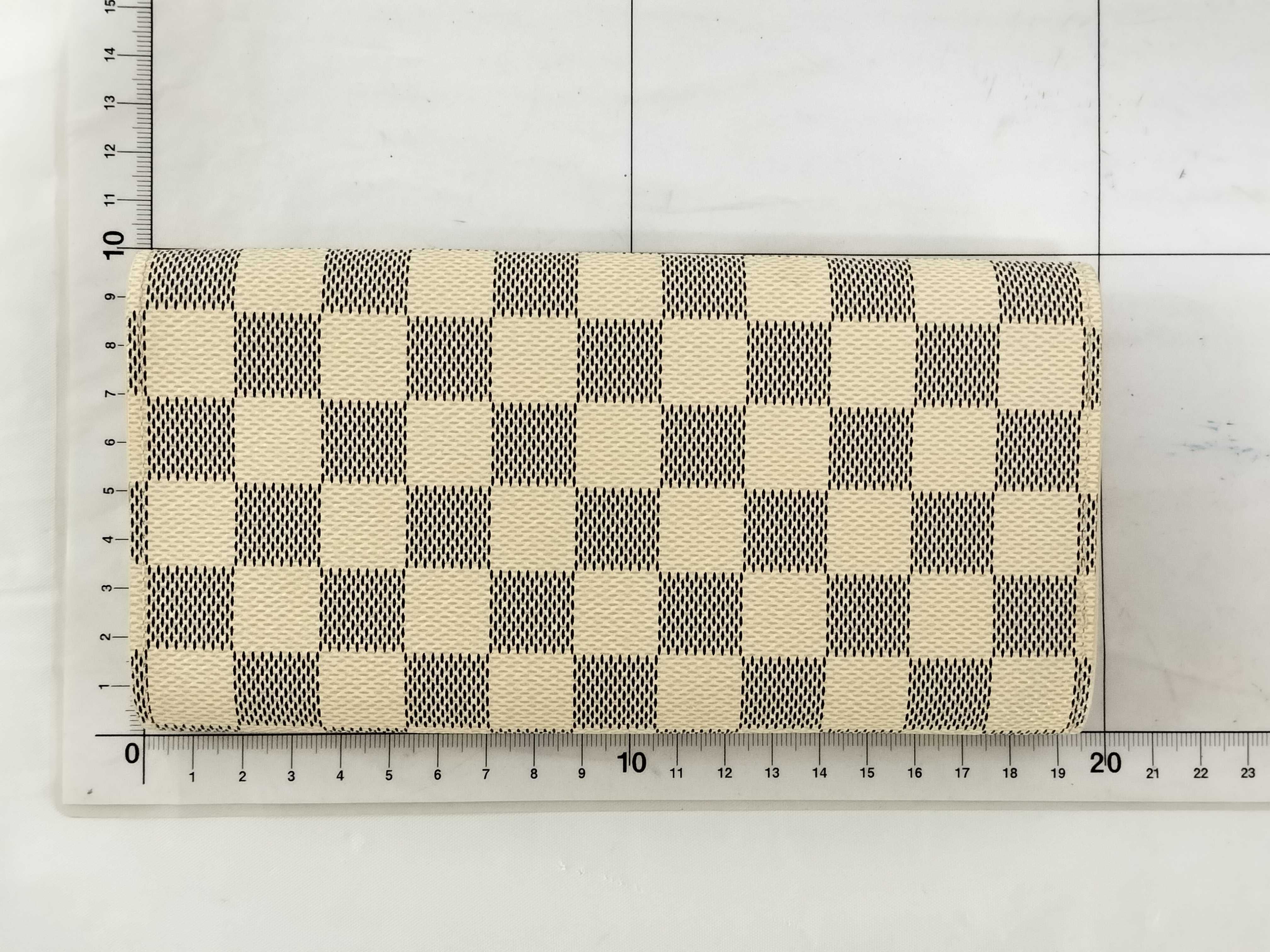 Damier Portefeuille Josephine Azur Wallet with Initials — view 2