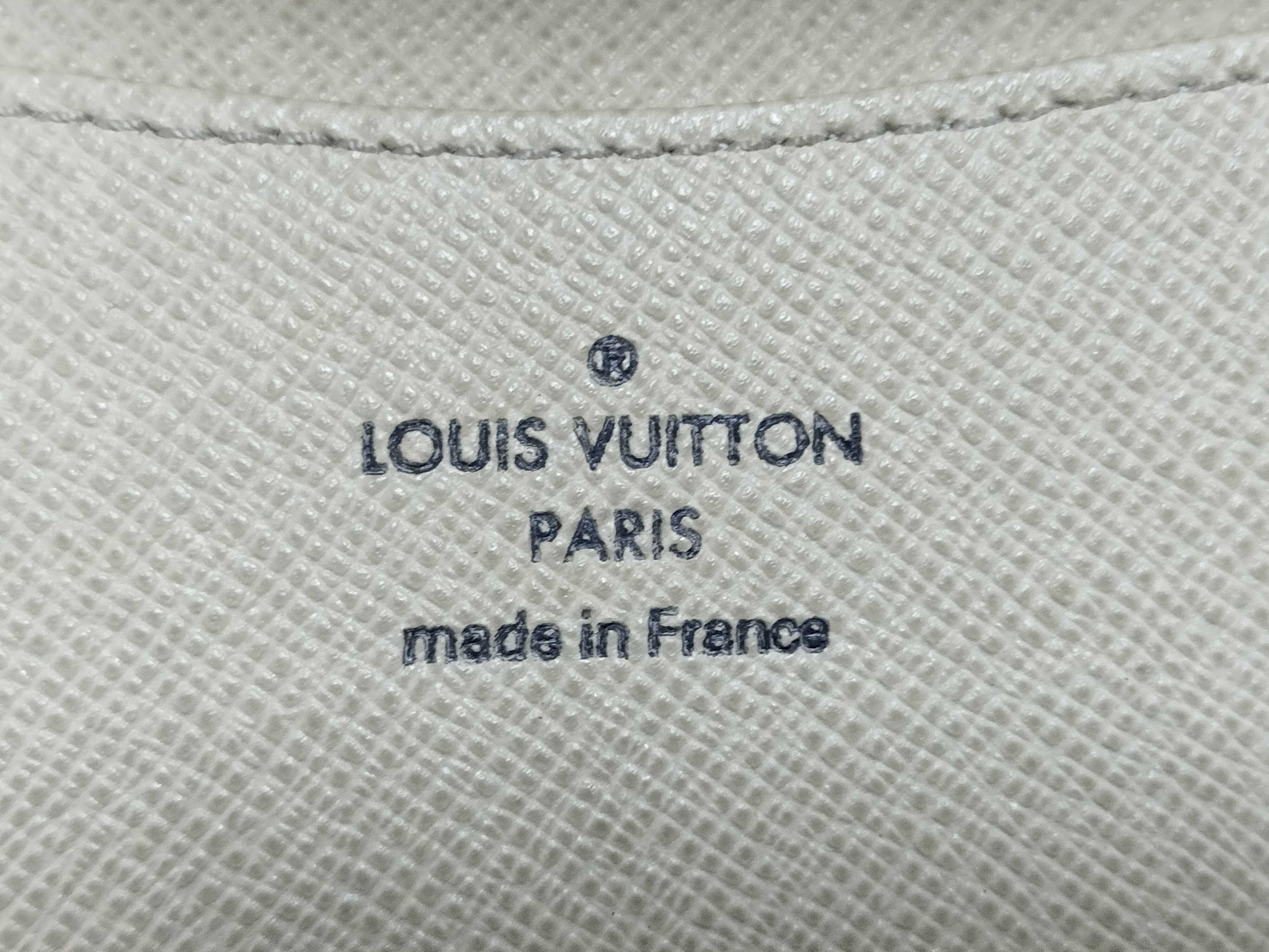 Damier Portefeuille Josephine Azur Wallet with Initials — view 11