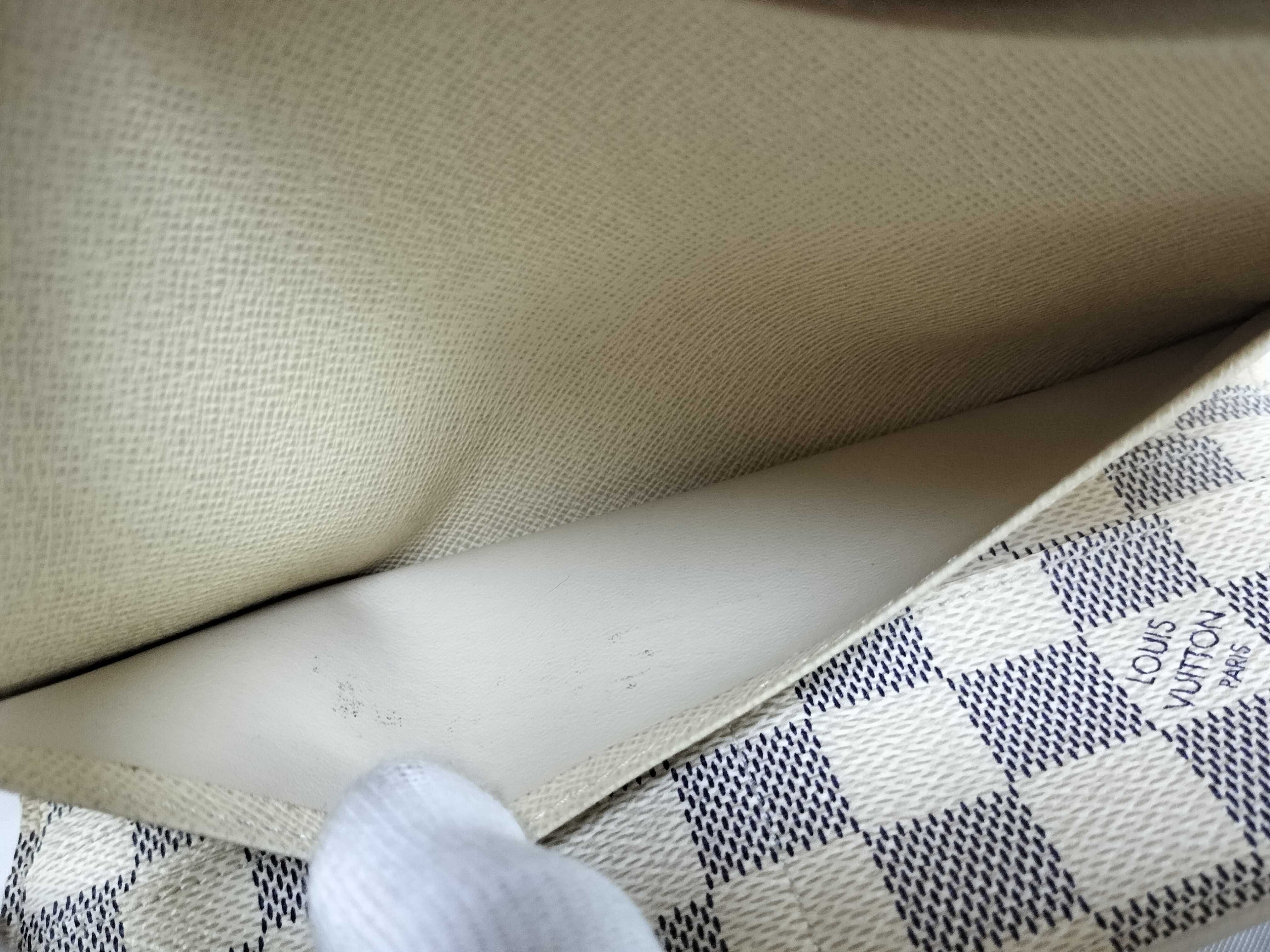 Damier Portefeuille Josephine Azur Wallet with Initials — view 10