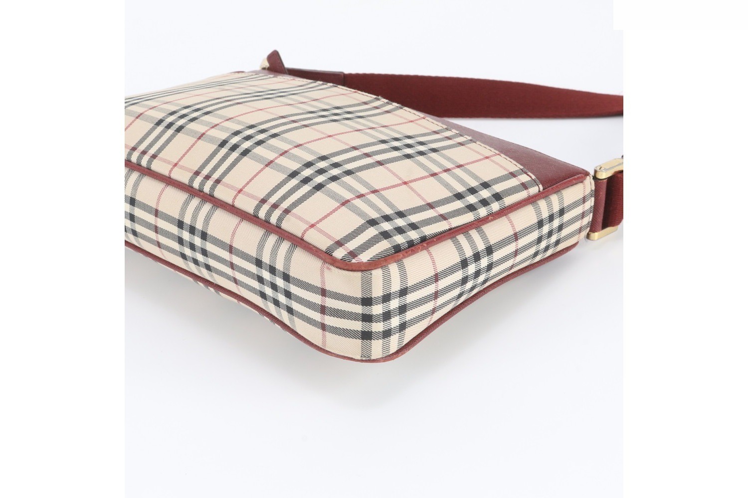 Nova Check Leather Shoulder Bag (Crossbody) — view 4