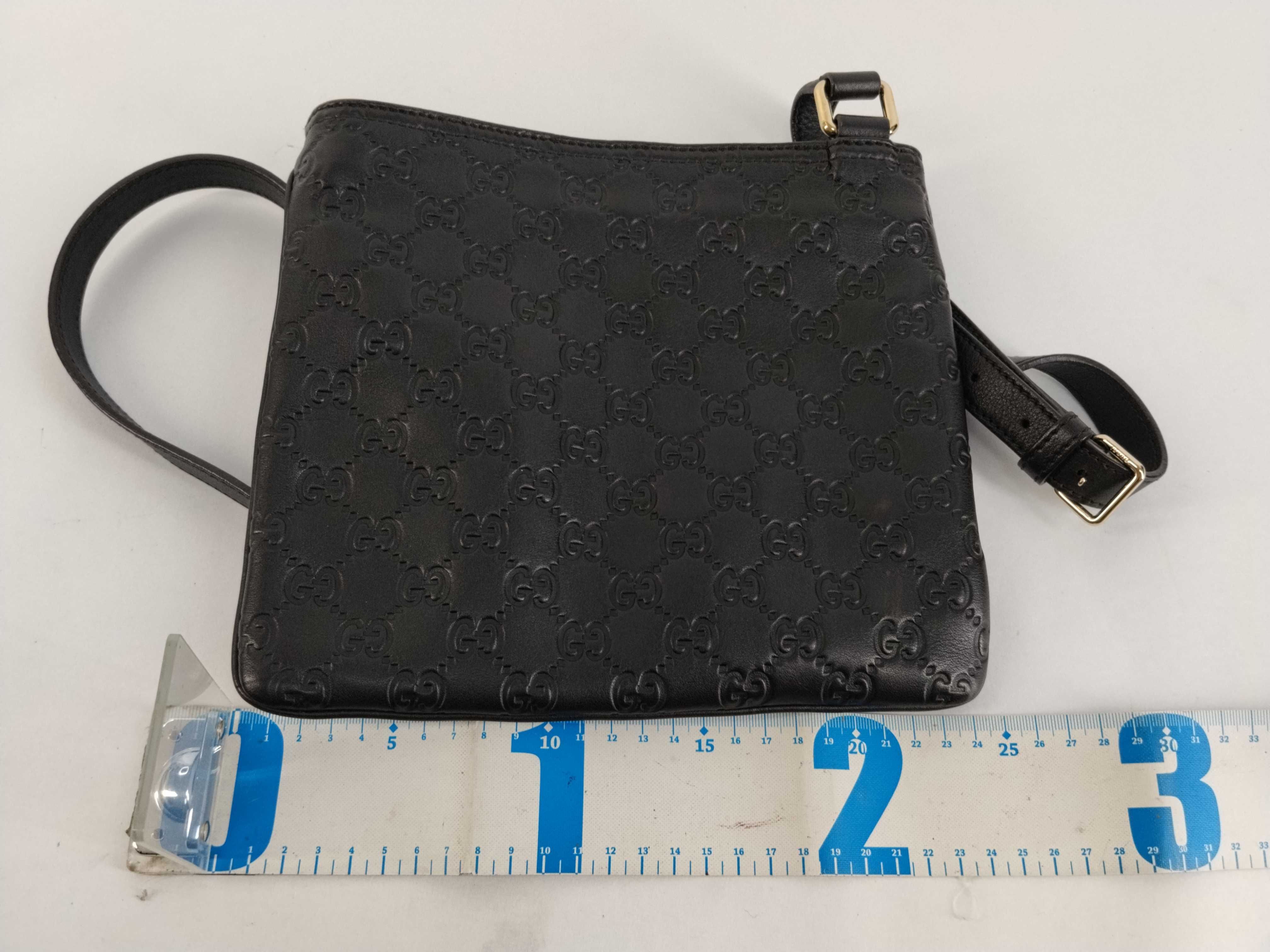 Guccissima Shoulder Bag, Black — view 2