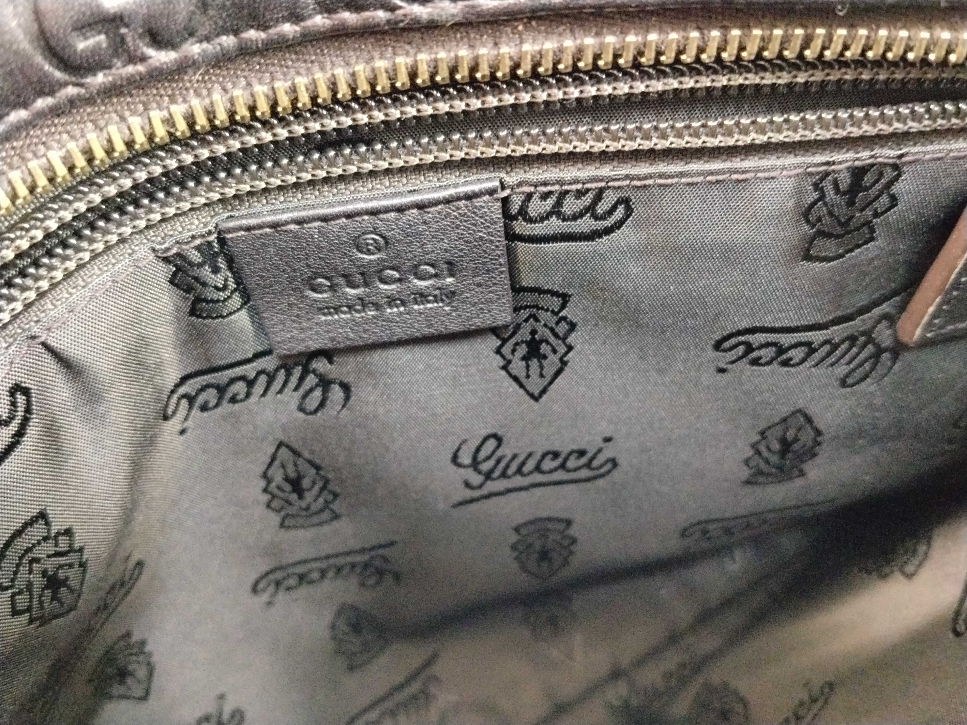 Guccissima Shoulder Bag, Black — view 11