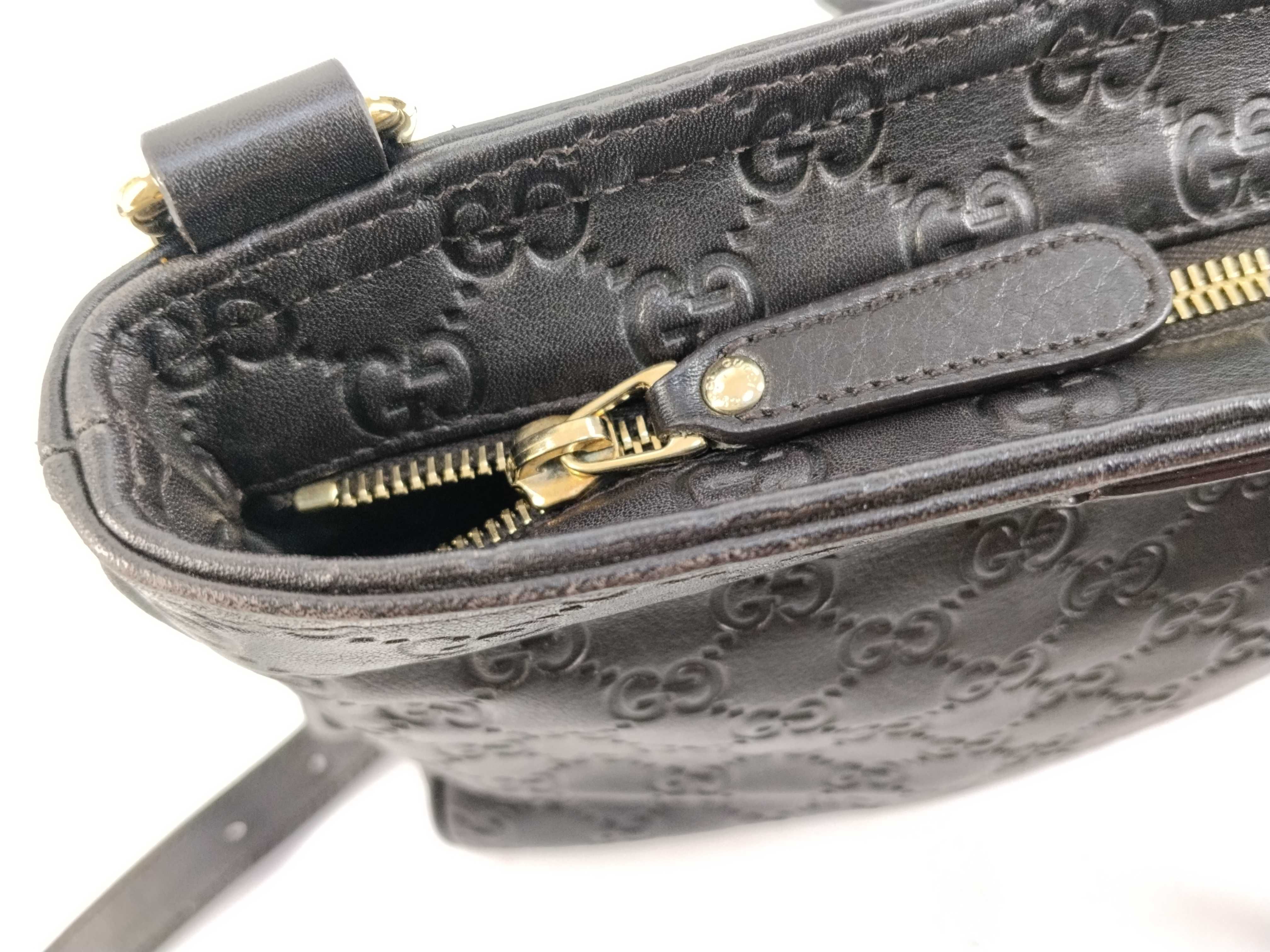Guccissima Shoulder Bag, Black — view 13