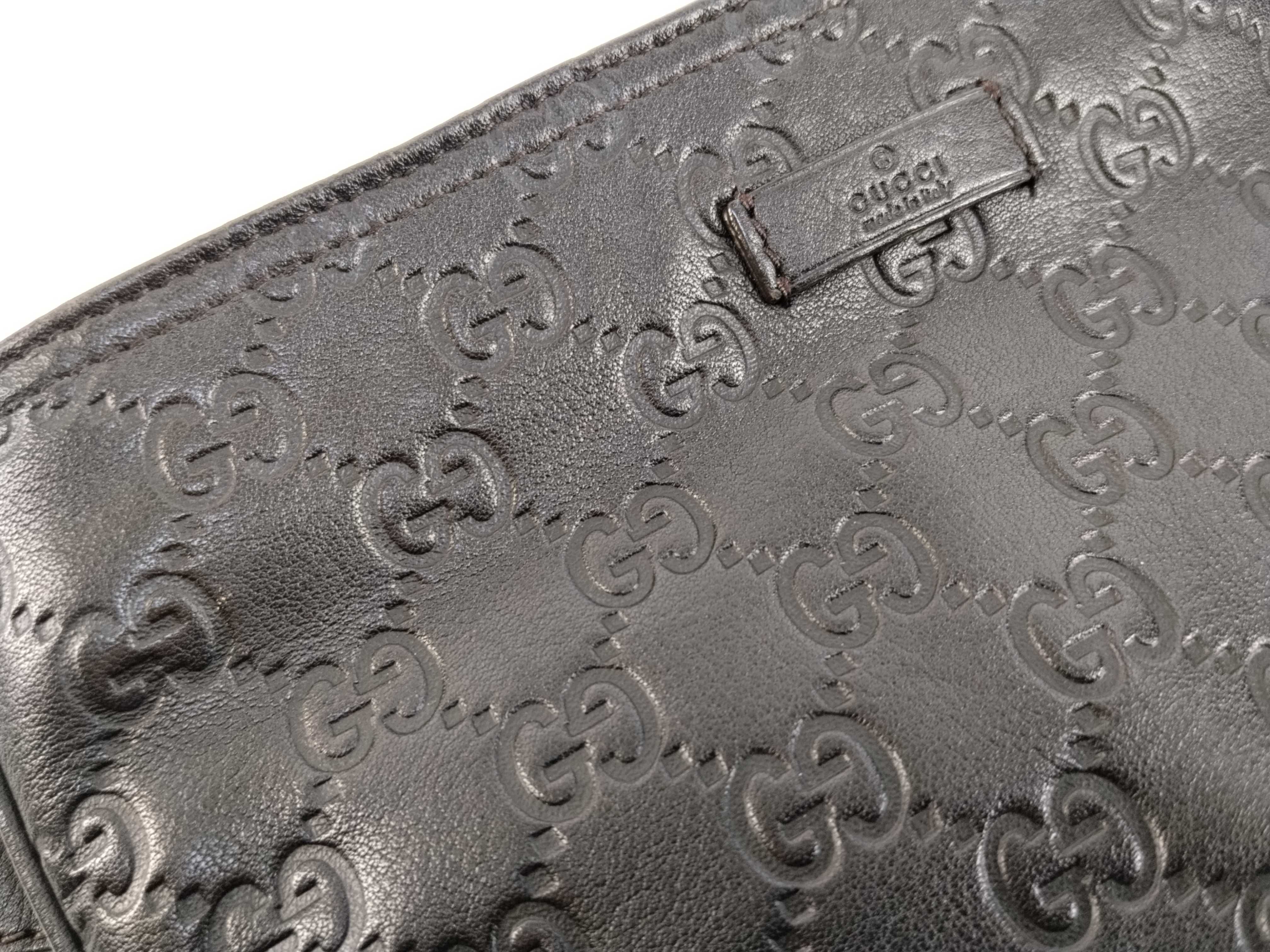 Guccissima Shoulder Bag, Black — view 14