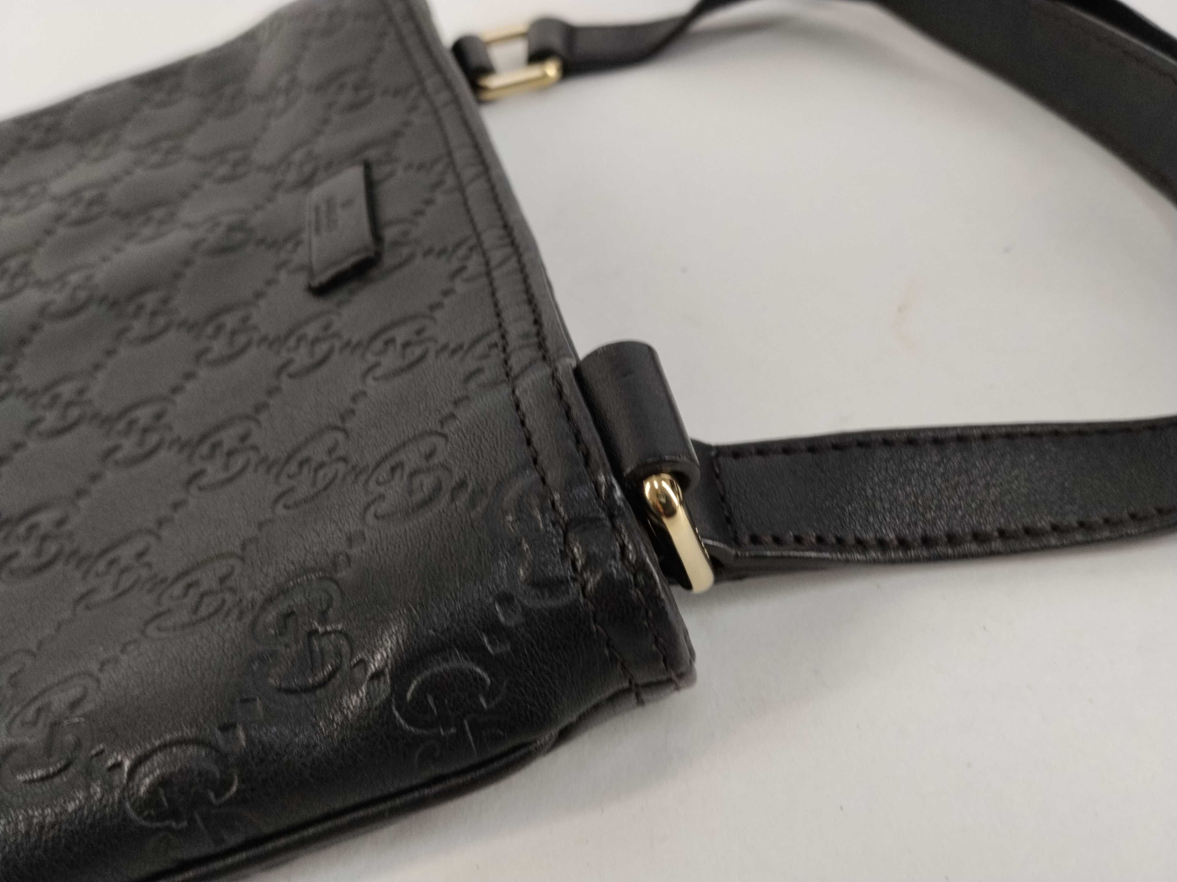 Guccissima Shoulder Bag, Black — view 5